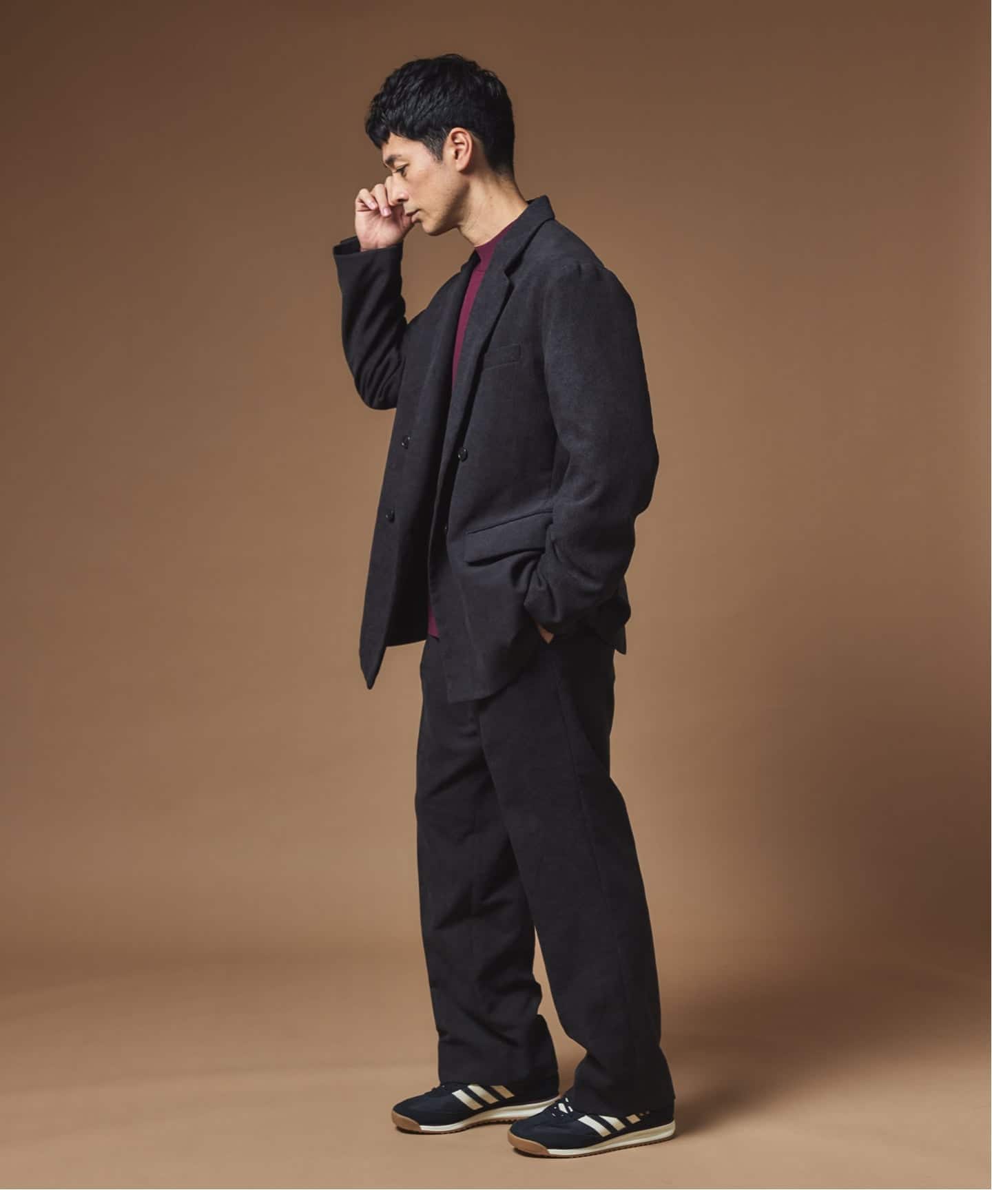 GIGI ブラック　コーデュロイ ダブルブレストジャケット GIGI ブラック コーデュロイ ダブルブレストジャケット