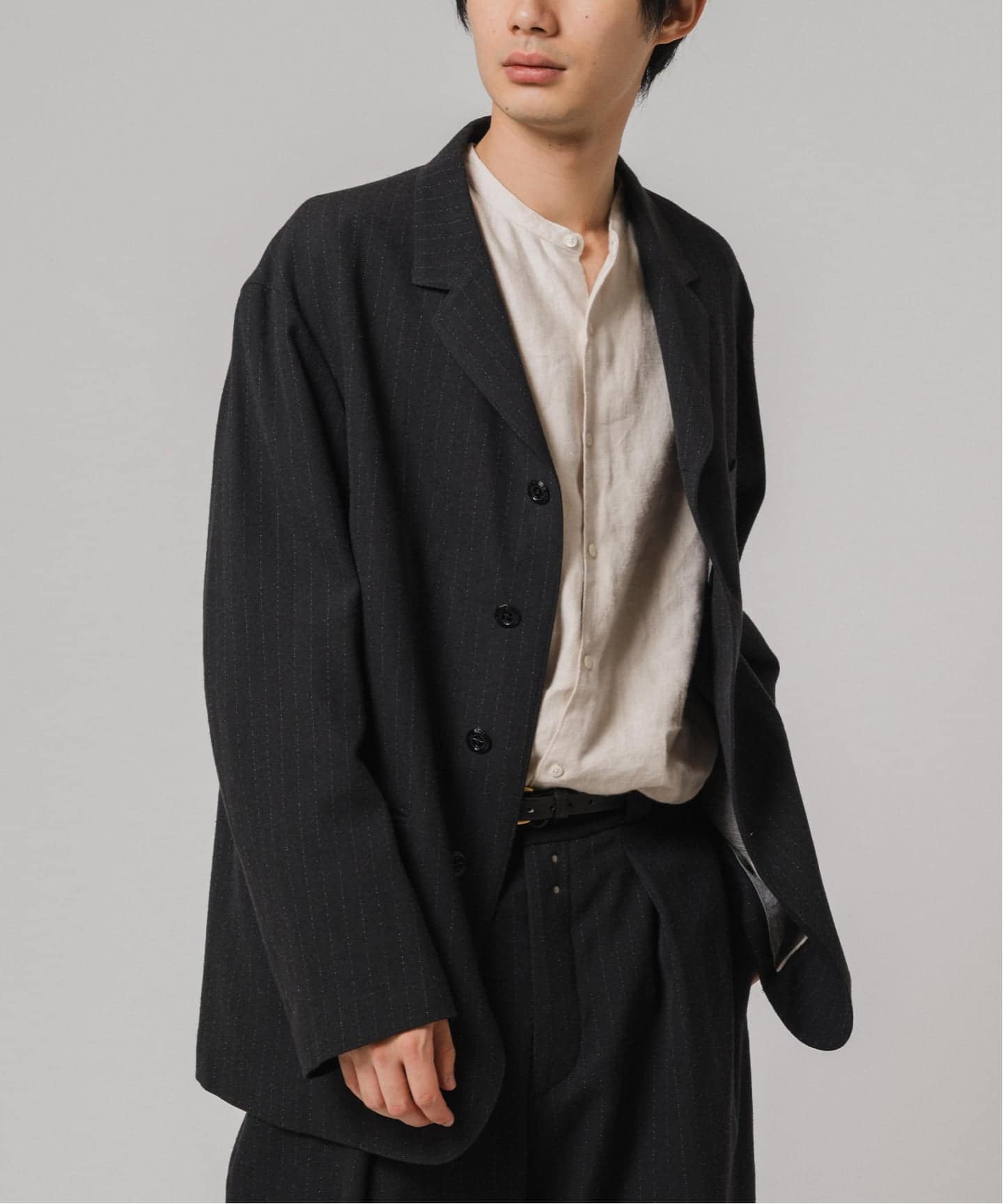 エディフィス（EDIFICE）/ETS．MATERIAUX(マテリオ) ウール/シルク サック コート ETS.MATERIAUX(マテリオ) ウール/シルク サック コート（その他