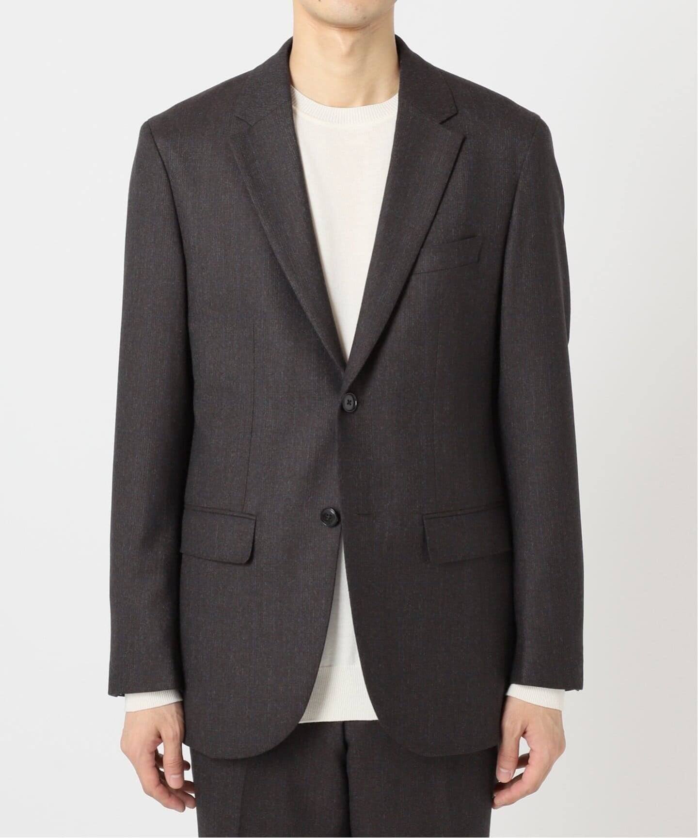 SUPER 120's ウールサキソニー 2ボタン ジャケット【セットアップ着用