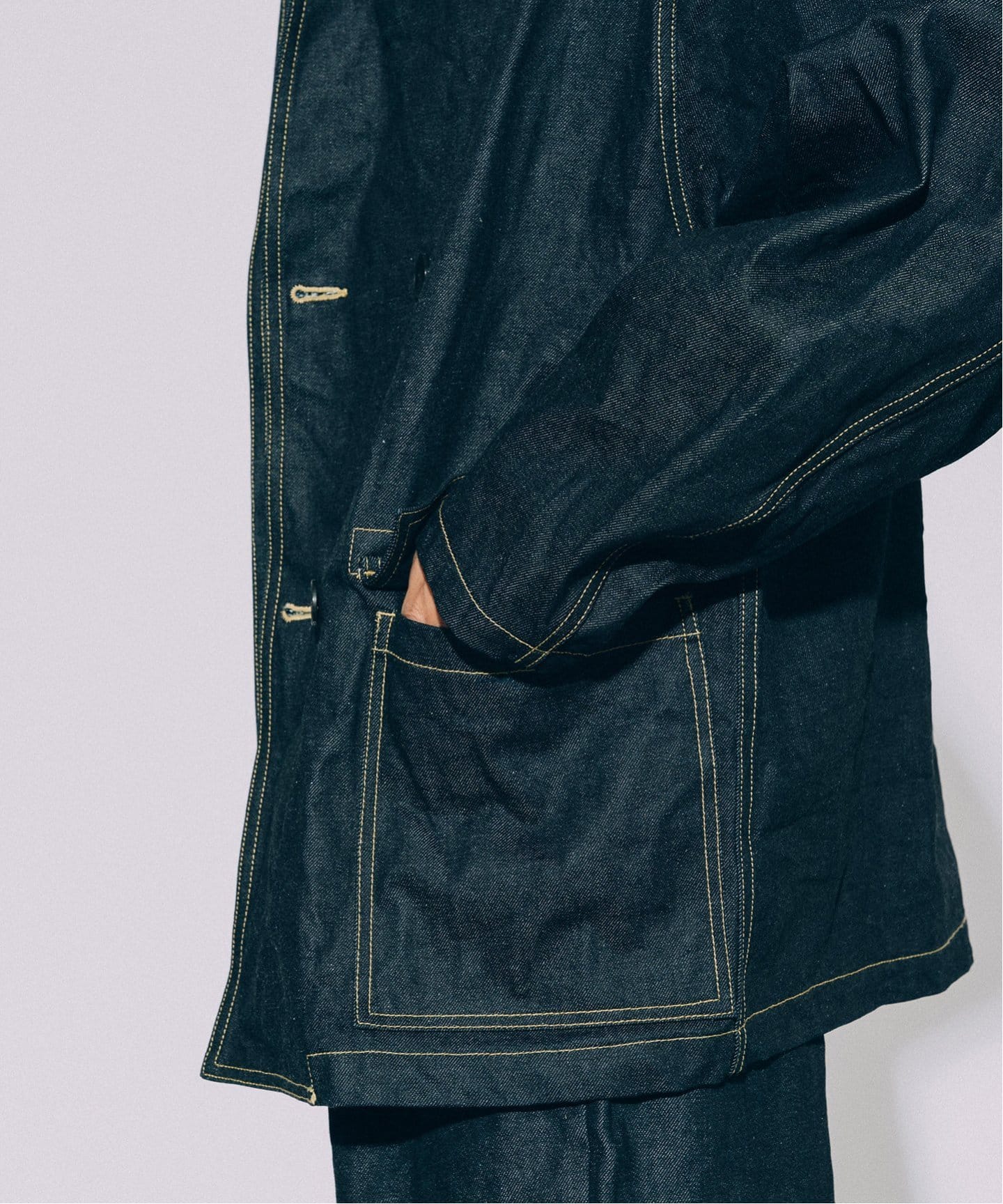 CONFFECT EDIFICE】デニム ダブルブレスト ジャケット（その他