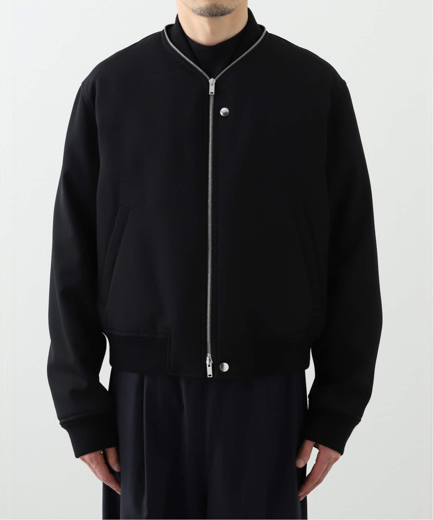 JIL SANDER ジルサンダー wardrobe メルトンウールジャケット JIL SANDER (ジルサンダー) WARDROBE S-WOOL BOMBER（MA-1