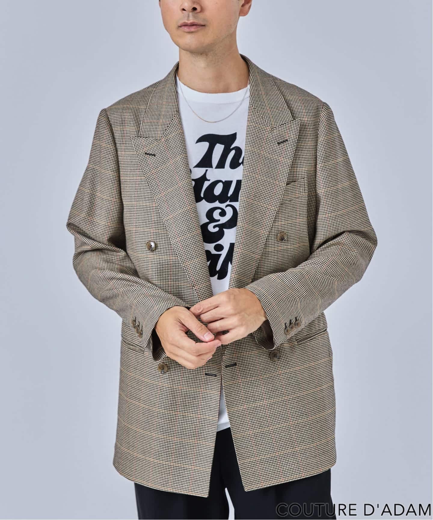 COUTURE D’ADAM (クチュール ド アダム) Scotish check ジャケット(ダブル)
