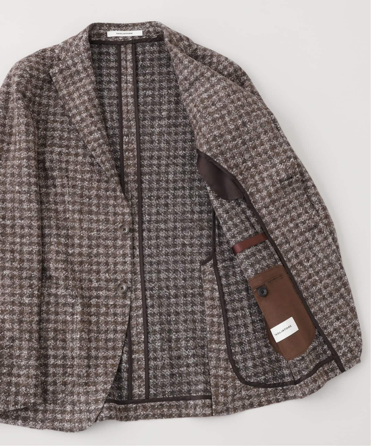 TAGLIATORE (タリアトーレ) Faded Gingham Chk JK（テーラード
