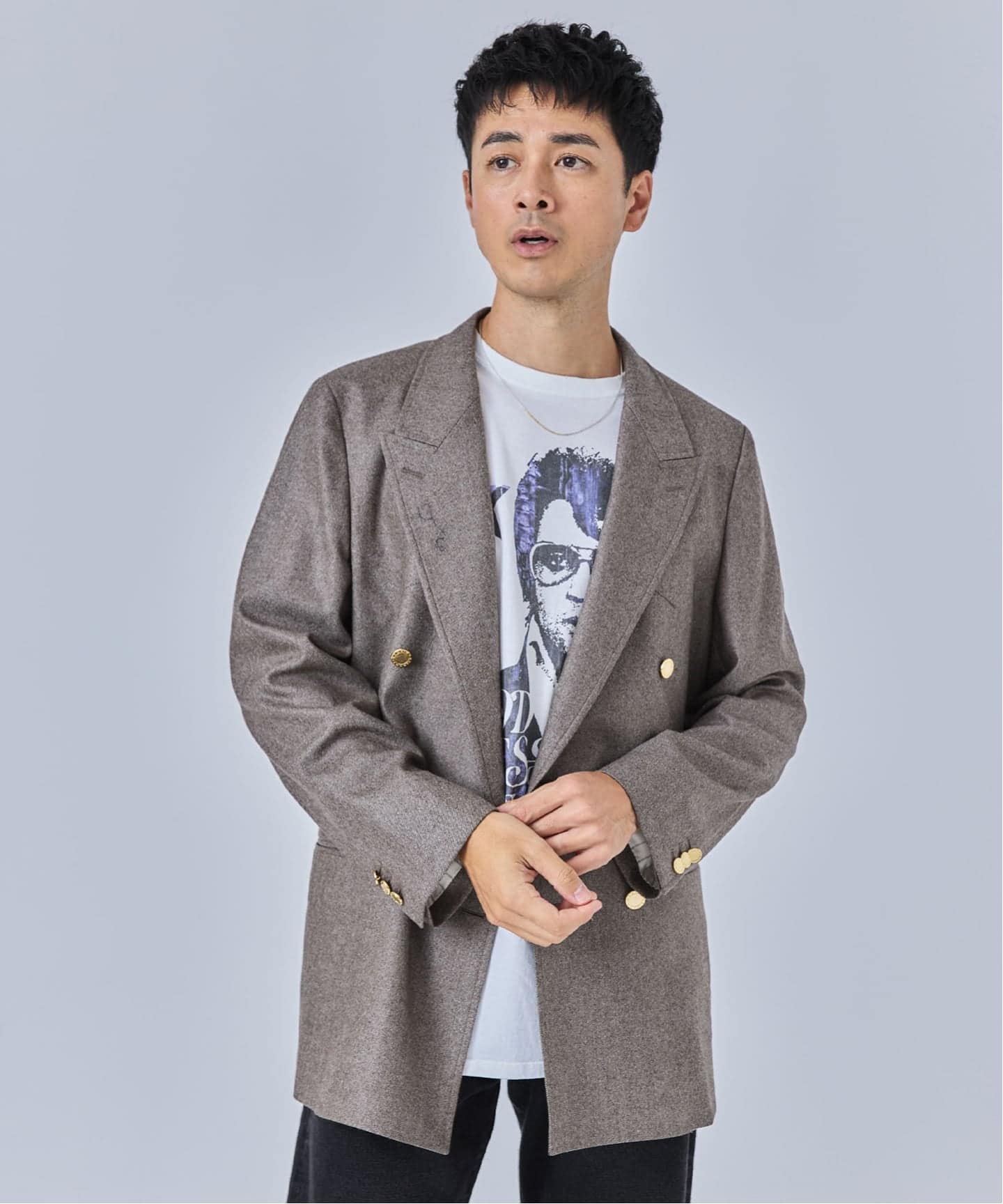 EDIFICE DORMEUIL製生地 ジャケット 42 COUTURE D'ADAM (クチュール ド アダム) Dixie ジャケット