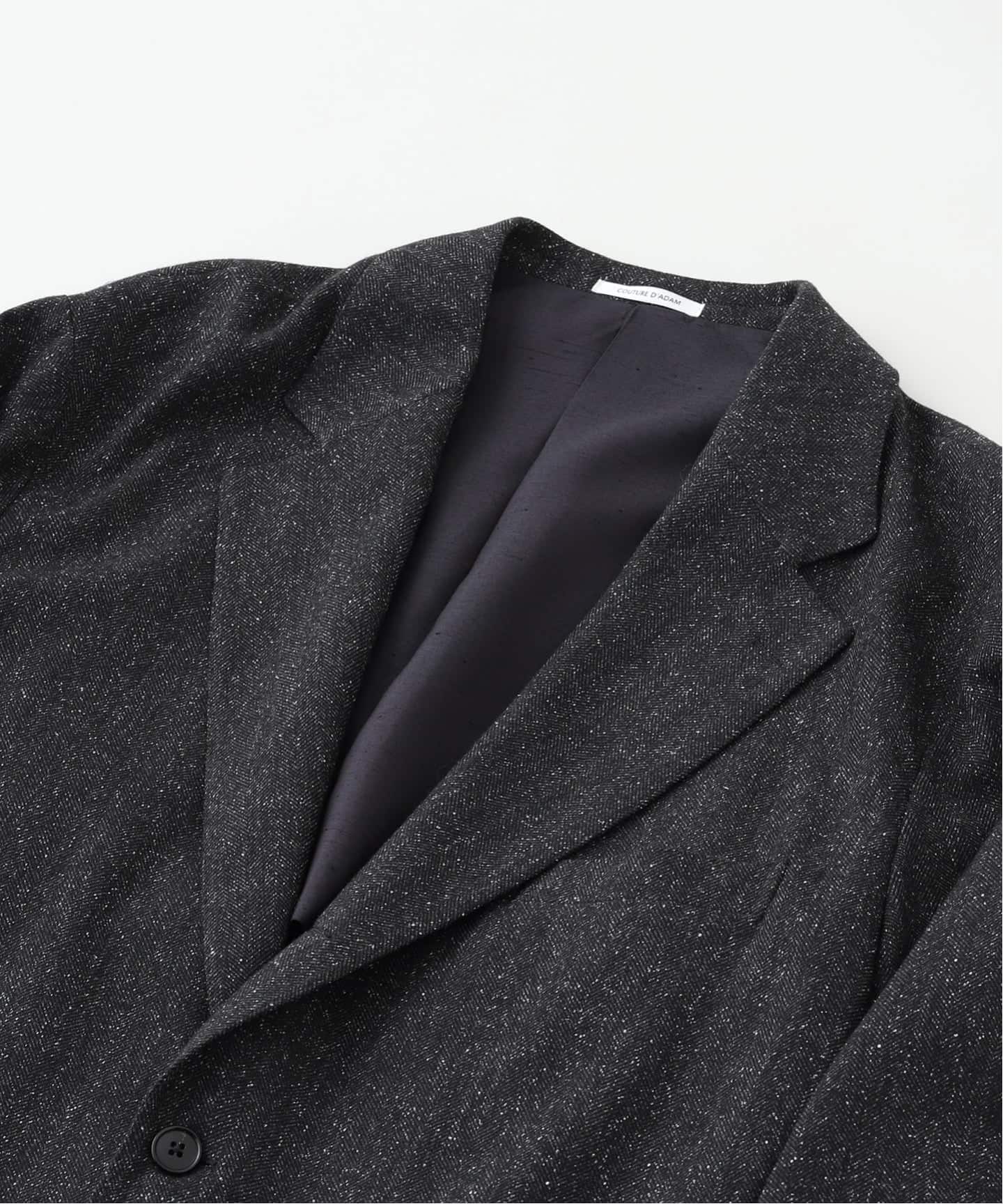【美品】EDIFICE　LENOiR　タキシード　シルク100% セットアップ 美品】EDIFICE LENOiR タキシード シルク100% セットアップ 美品