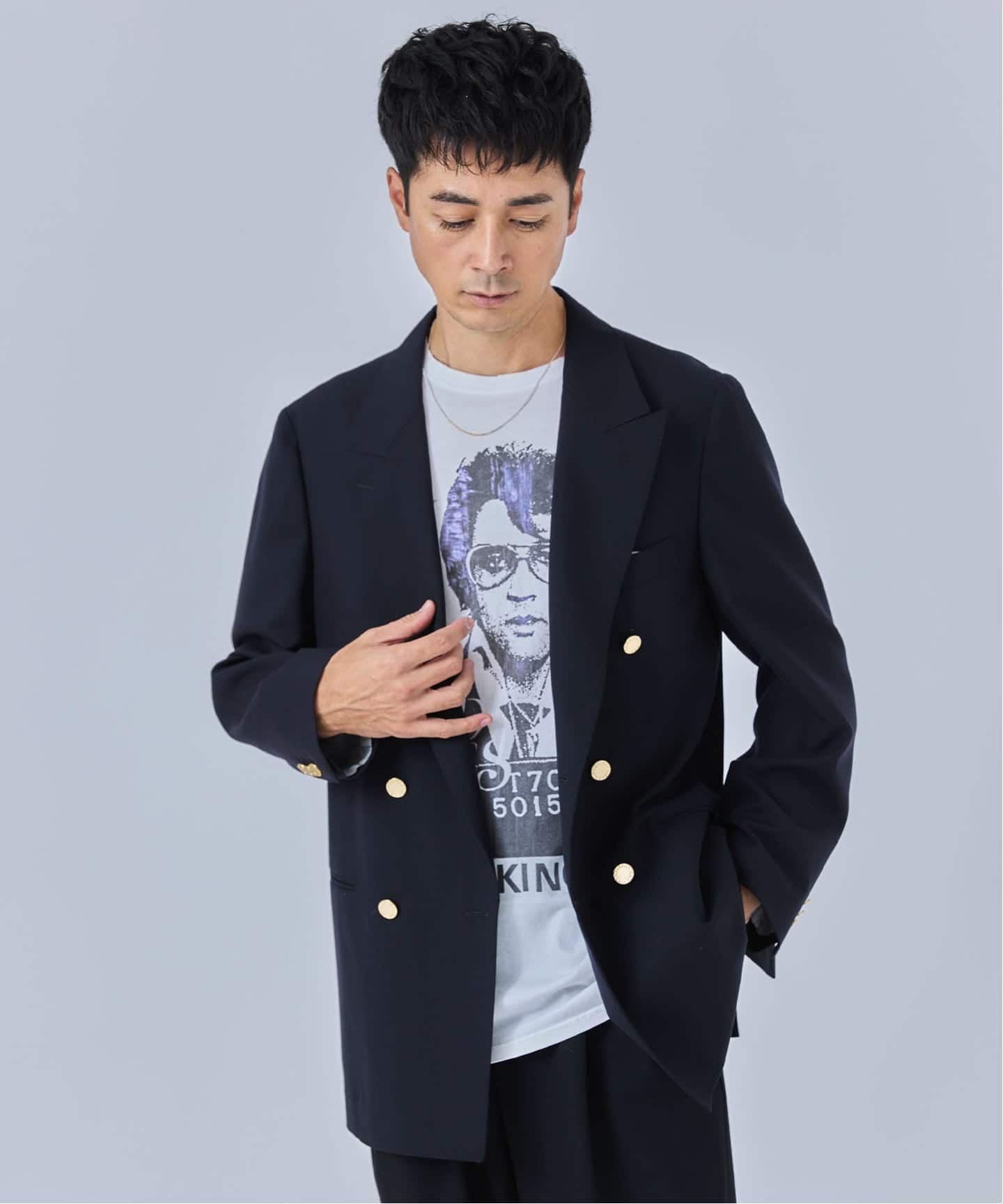 COUTURE D’ADAMクチュールドアダム ダブルテーラードジャケット　金釦 COUTURE D'ADAM (クチュール ド アダム) Blazer ジャケット
