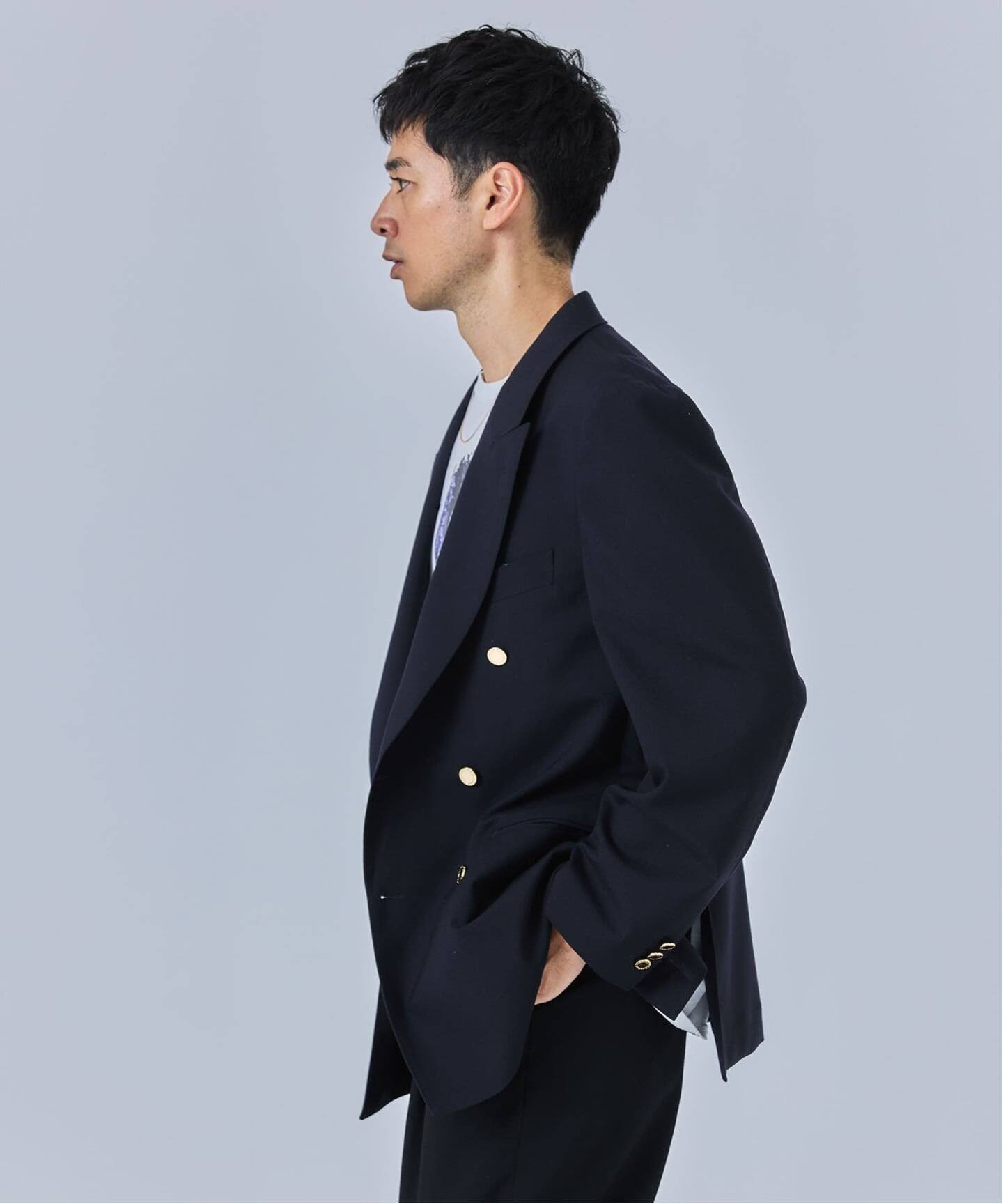 AP STUDIO クチュールドアダム ダブルブレストジャケット COUTURE D`ADAM/クチュールドアダム AP STUDIO(アパルトモンL