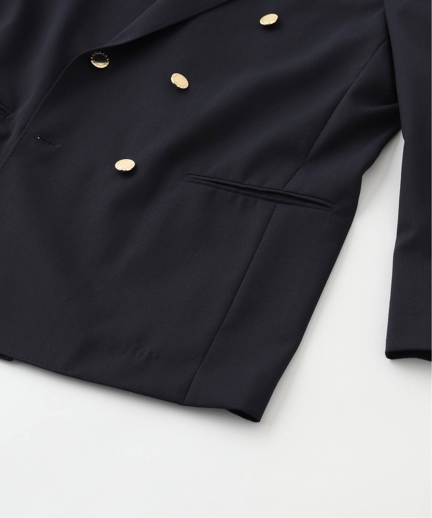 極美品★COUTURE D'ADAM★紺ブレ★ダブルジャケット★ゴールド釦 COUTURE D'ADAM (クチュール ド アダム) Blazer ジャケット(ダブル