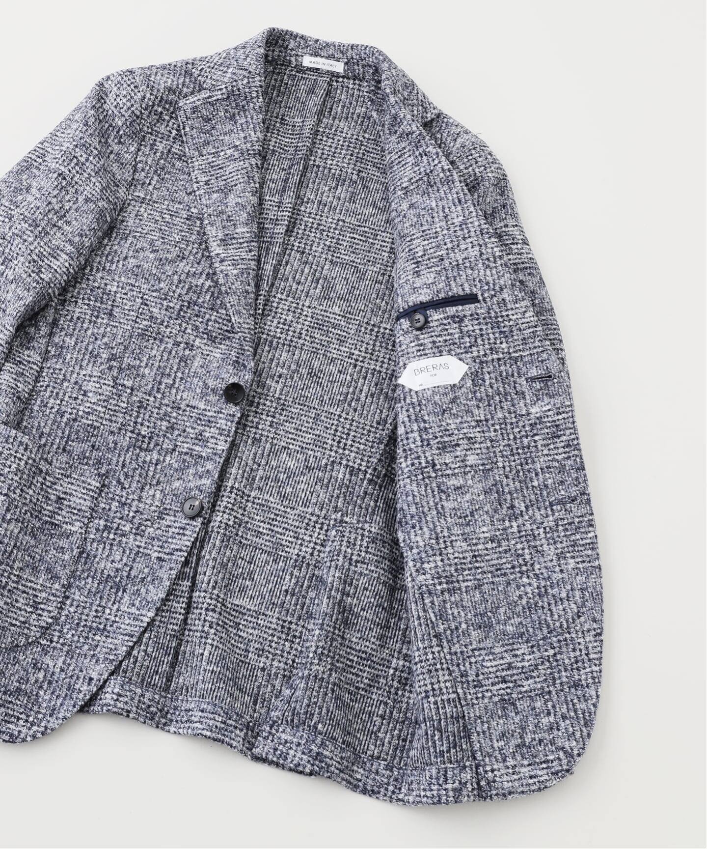 BRERAS (ブレラス) Jersey GlenPlaid ジャケット（その他ジャケット