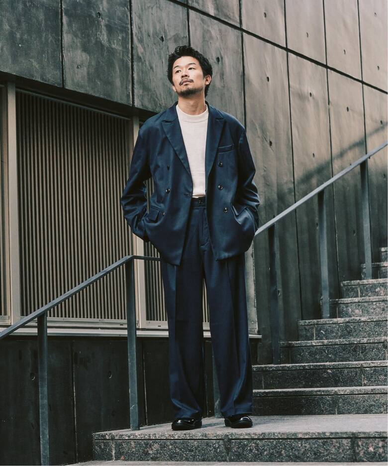 T/Rツイル ダブルワイドセットアップ（スーツ・セットアップ）｜417 