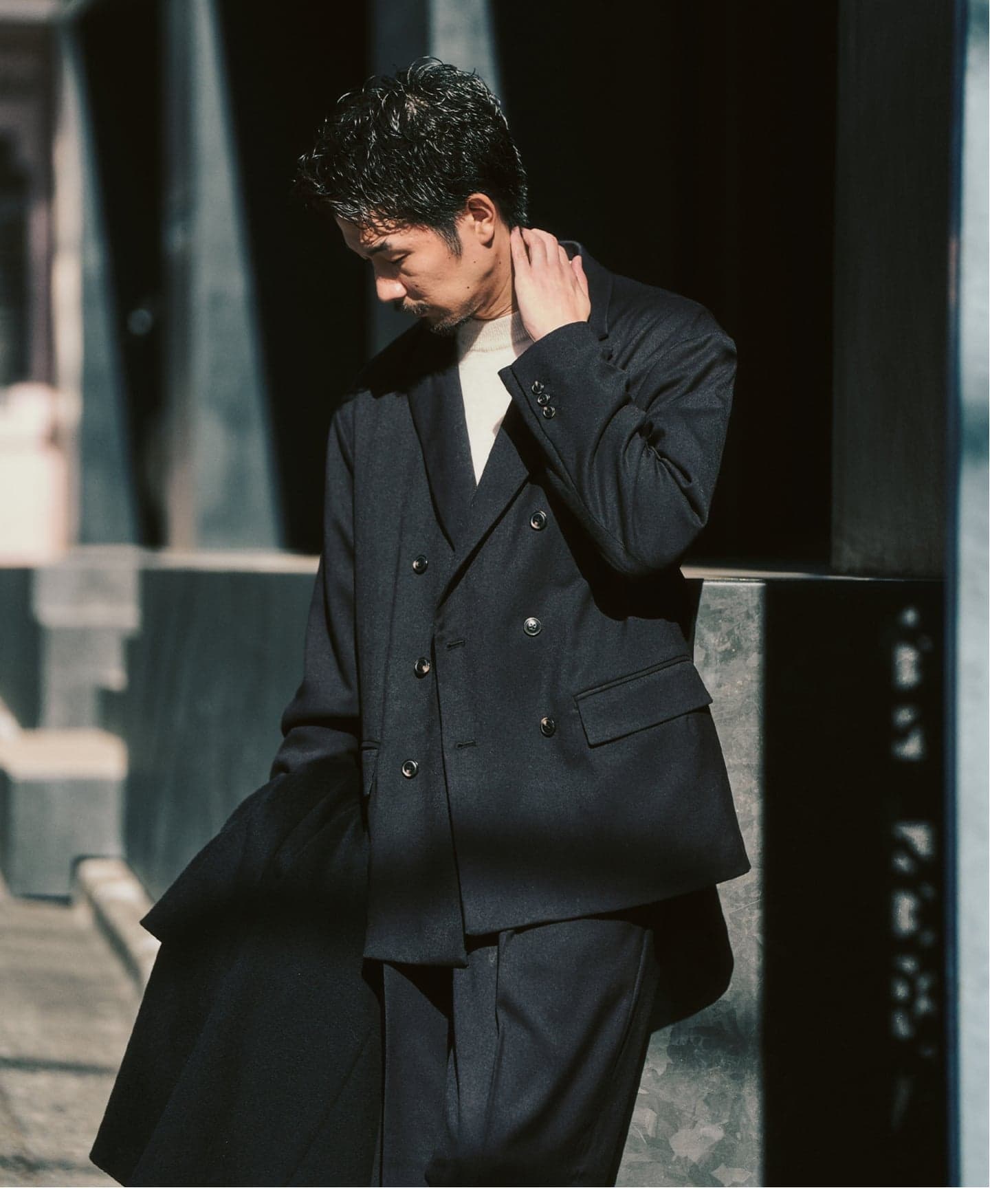 T/Rツイル ダブルワイドセットアップ（スーツ・セットアップ）｜417