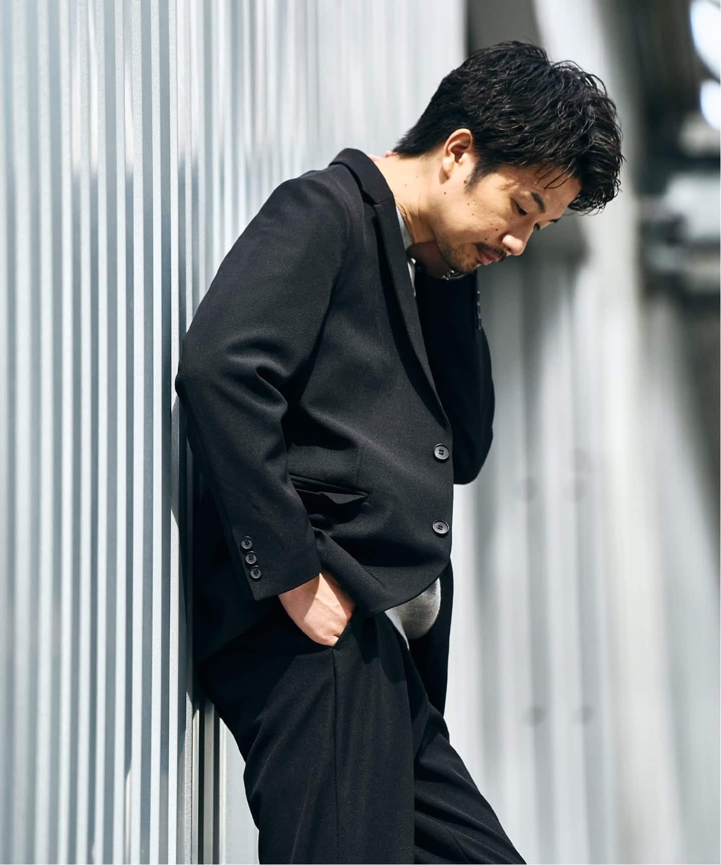 4WAYストレッチ セットアップ ”ジャケット1点+パンツ1点” の2点セット