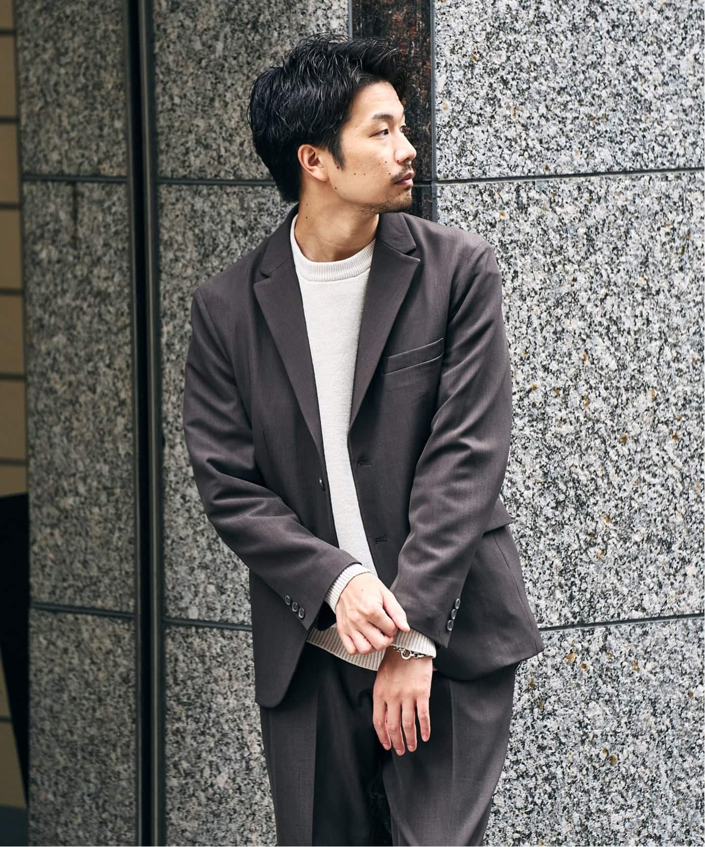 4WAYストレッチ セットアップ ”ジャケット1点+パンツ1点” の2点セット