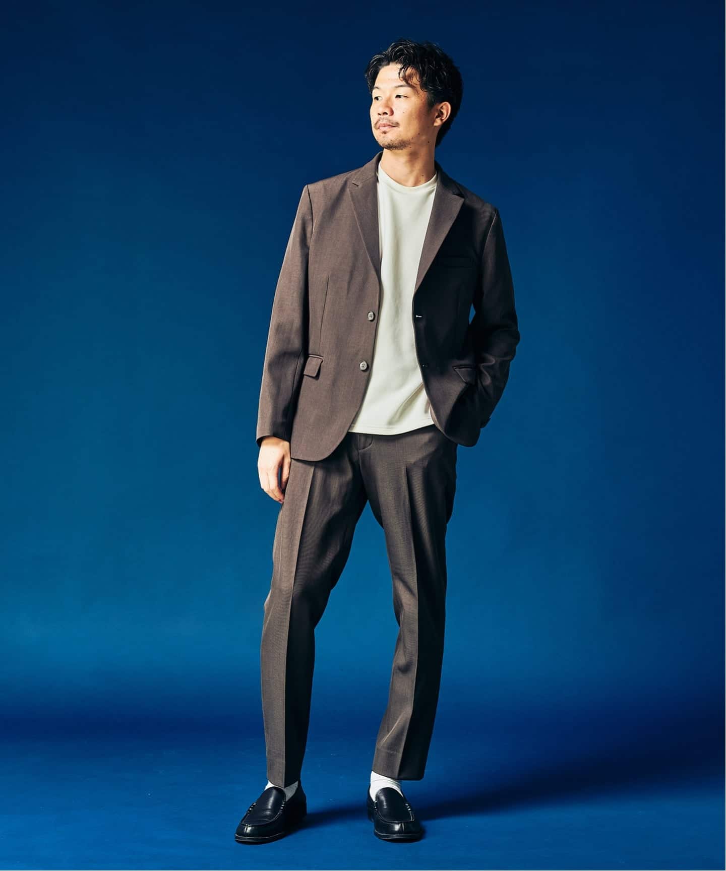 4WAYストレッチ セットアップ ”ジャケット1点+パンツ1点” の2点セット