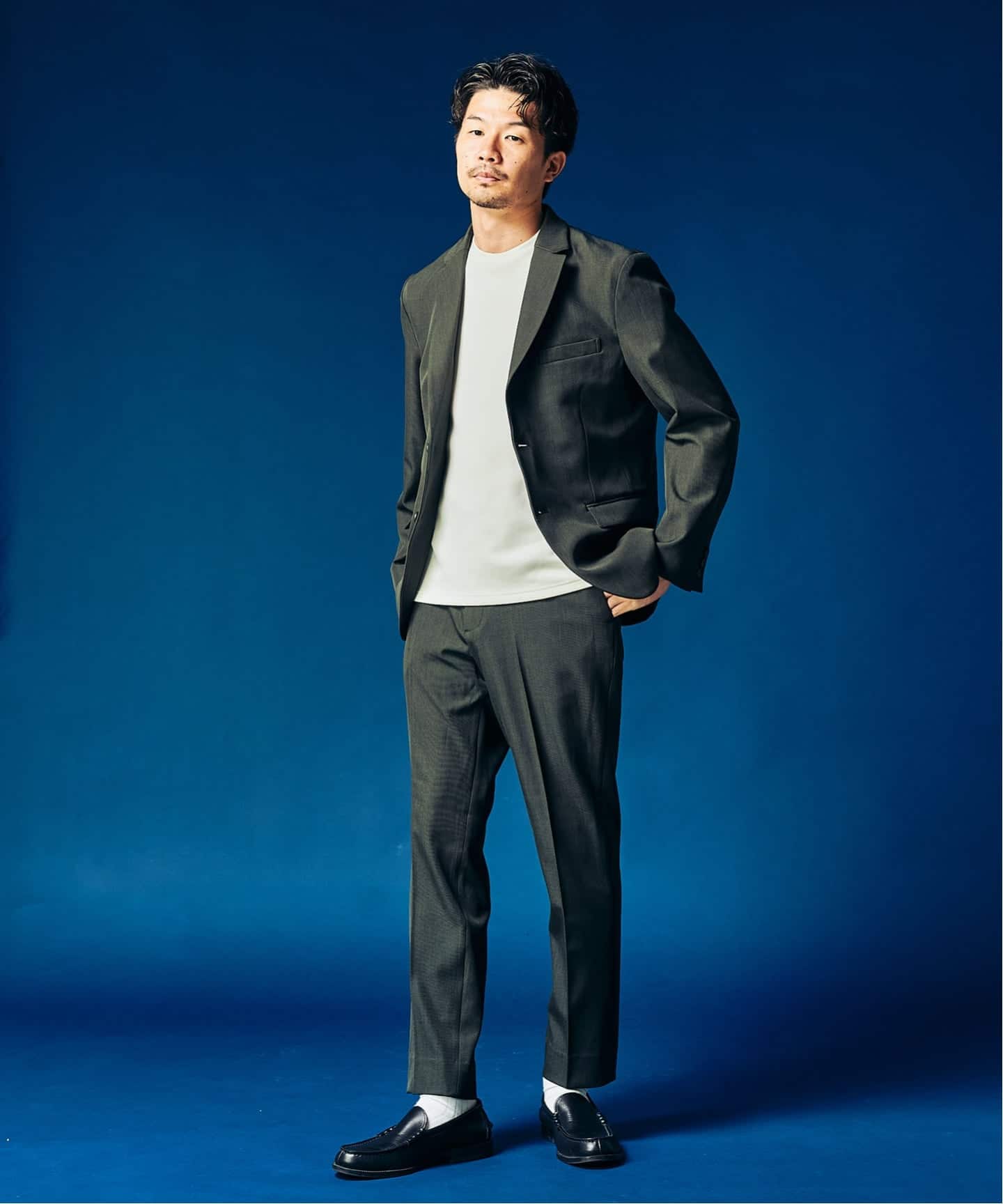 4WAYストレッチ セットアップ ”ジャケット1点+パンツ1点” の2点セット