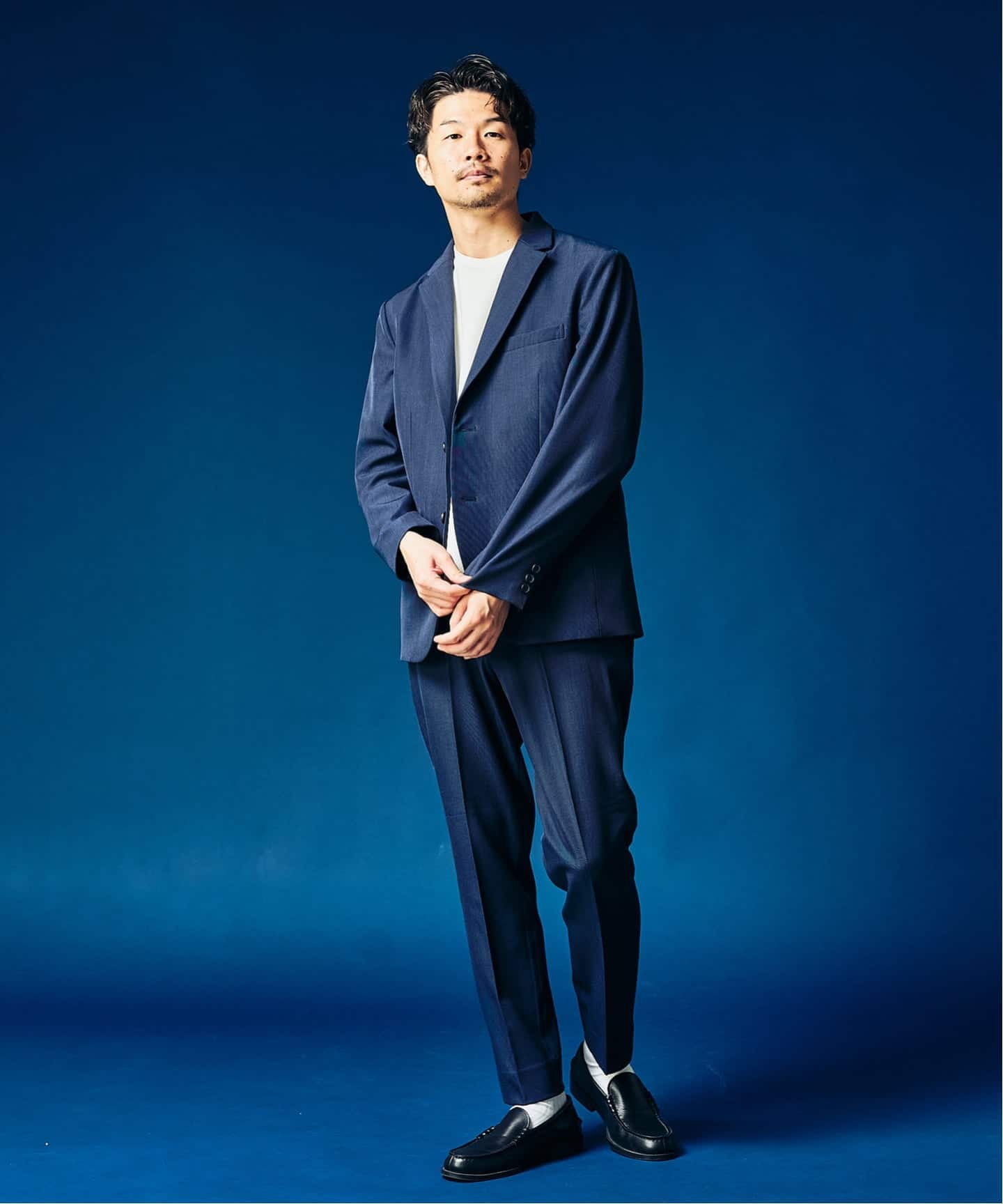 4WAYストレッチ セットアップ ”ジャケット1点+パンツ1点” の2点セット