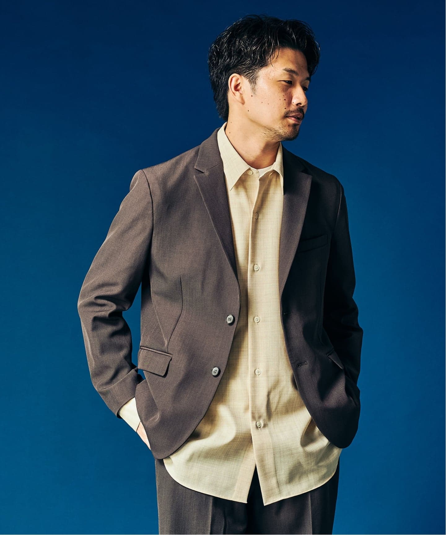 4WAYストレッチ セットアップ ”ジャケット1点+パンツ1点” の2点セット