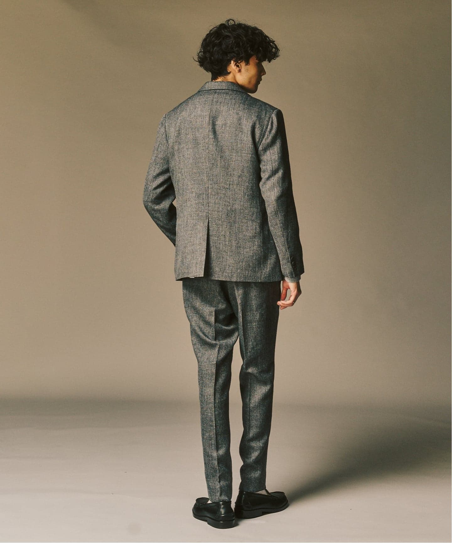 M-PREMIER ツイード　セットアップ　サイズ36 ミックス ツイードセットアップ ”ジャケット1点+パンツ1点” の2点