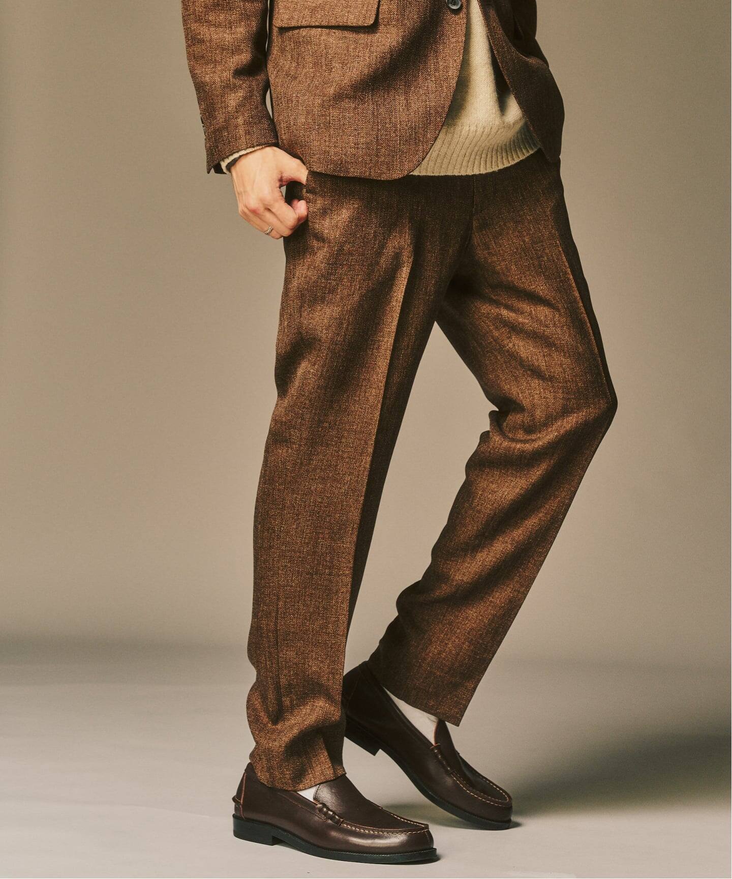 ミックス ツイードセットアップ ”ジャケット1点+パンツ1点” の2点