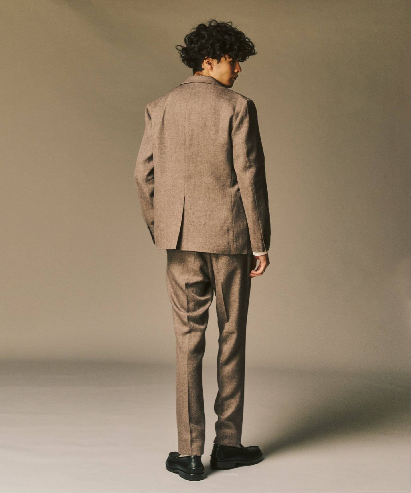 ミックス ツイードセットアップ ”ジャケット1点+パンツ1点” の2点