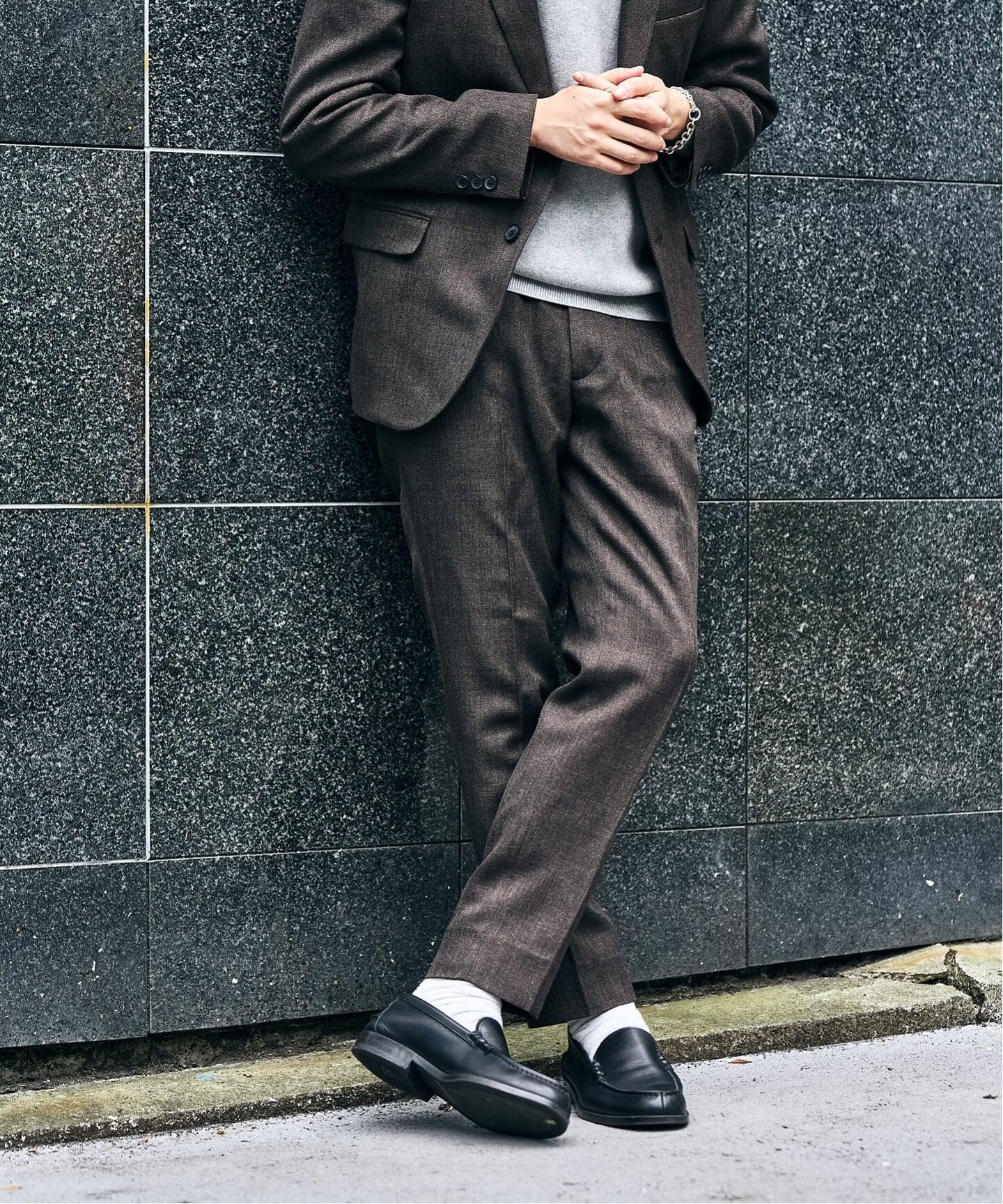 ミックス ツイードセットアップ ”ジャケット1点+パンツ1点” の2点