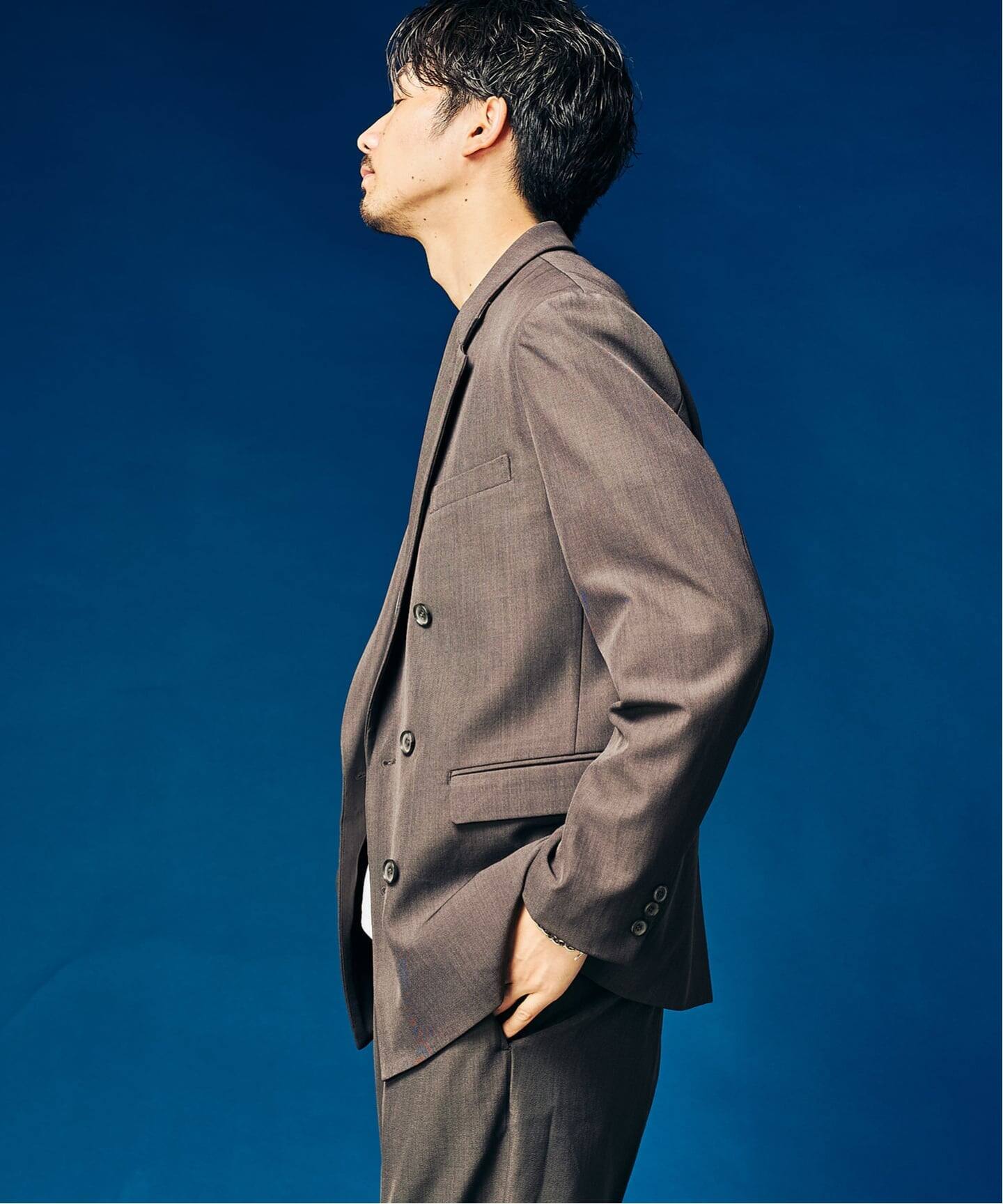 4WAYストレッチ” ダブルジャケット（テーラードジャケット）｜417