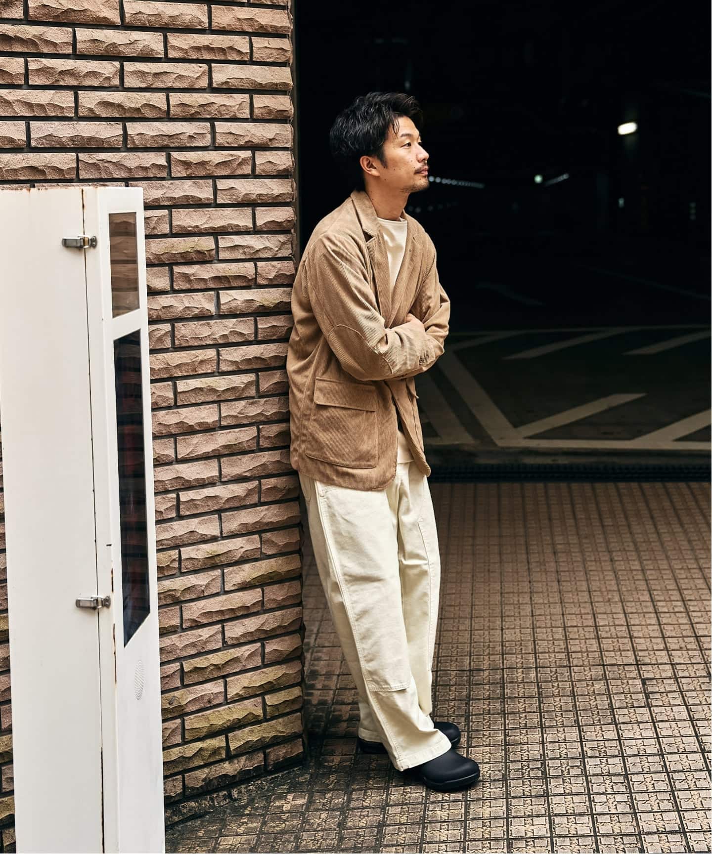 P コーデュロイ ジャケット ”セットアップ着用可能”（テーラード