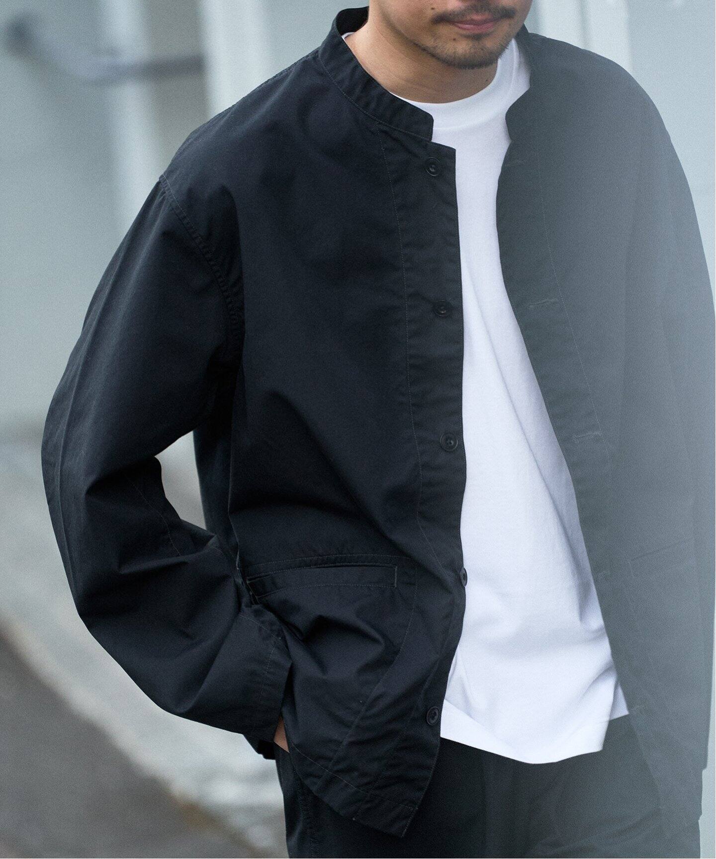 NANAMICA / ナナミカ 417別注 バンドカラーシャツジャケット NANAMICA / ナナミカ 417別注 バンドカラーシャツジャケット