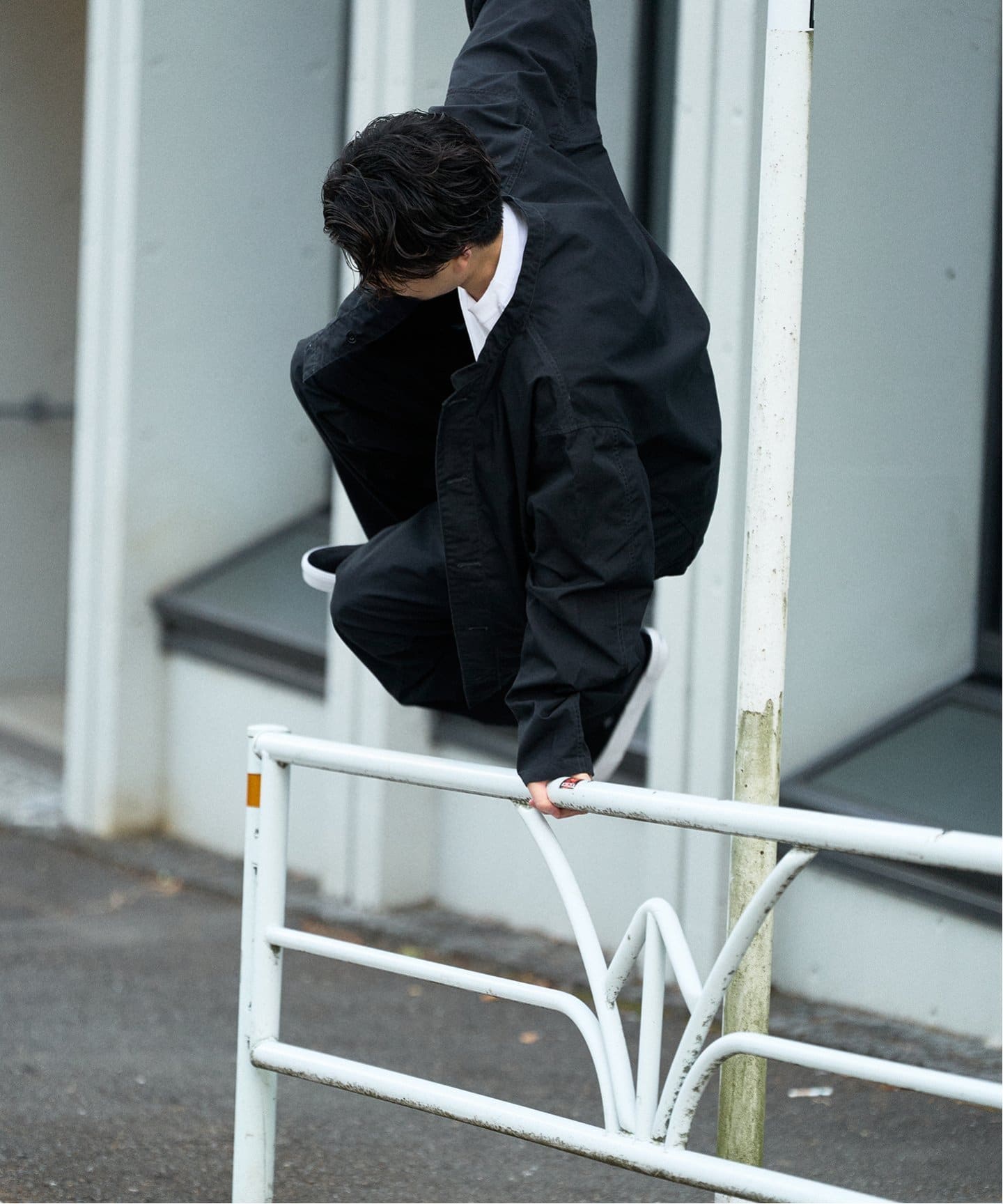 NANAMICA / ナナミカ 417別注 バンドカラーシャツジャケット