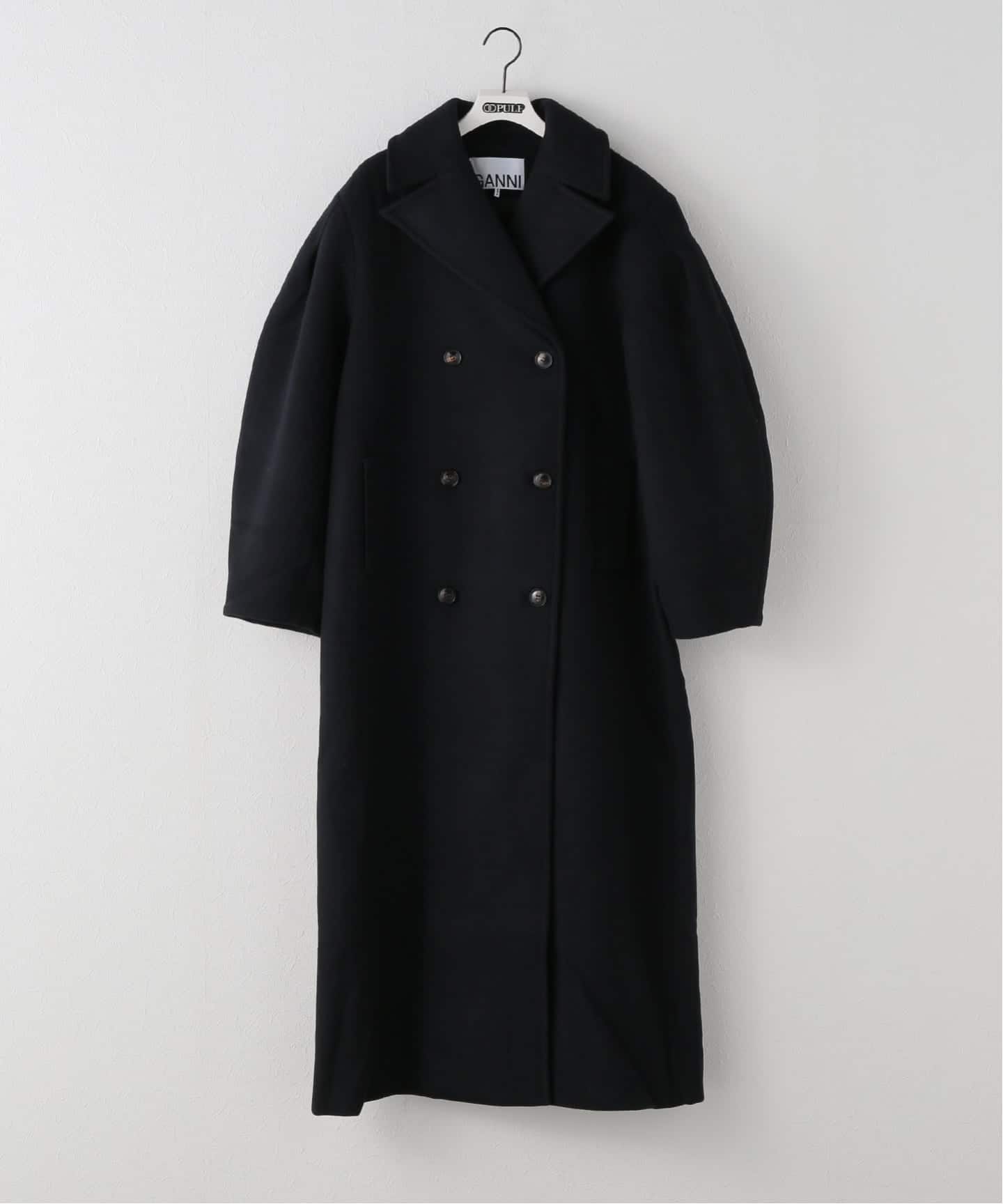 GANNI / ガニー Peacoat Wool Long Coat（ピーコート）｜PULP（パルプ