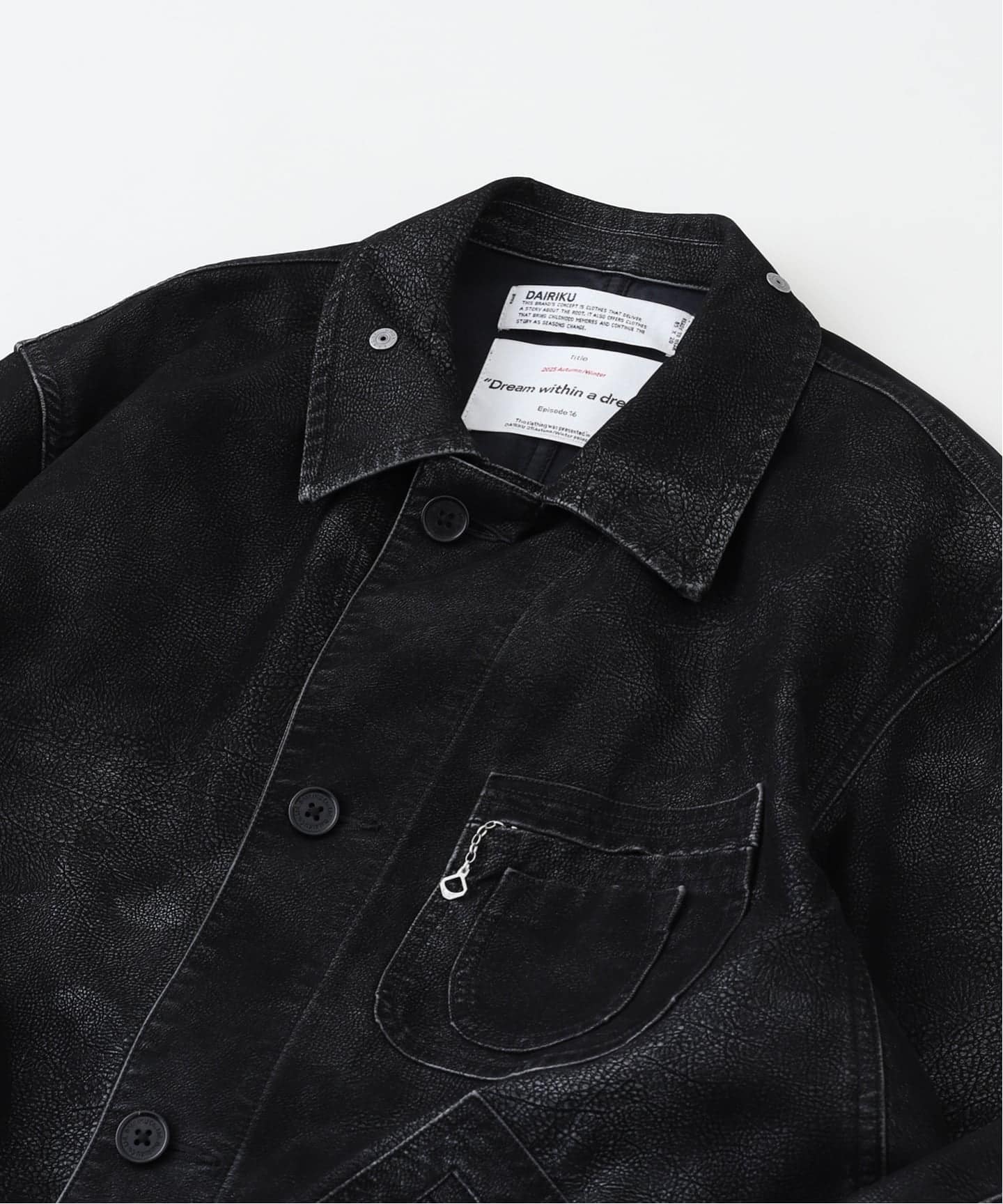 DAIRIKU / ダイリク Artificial Leather Hunting Jacket（レザー