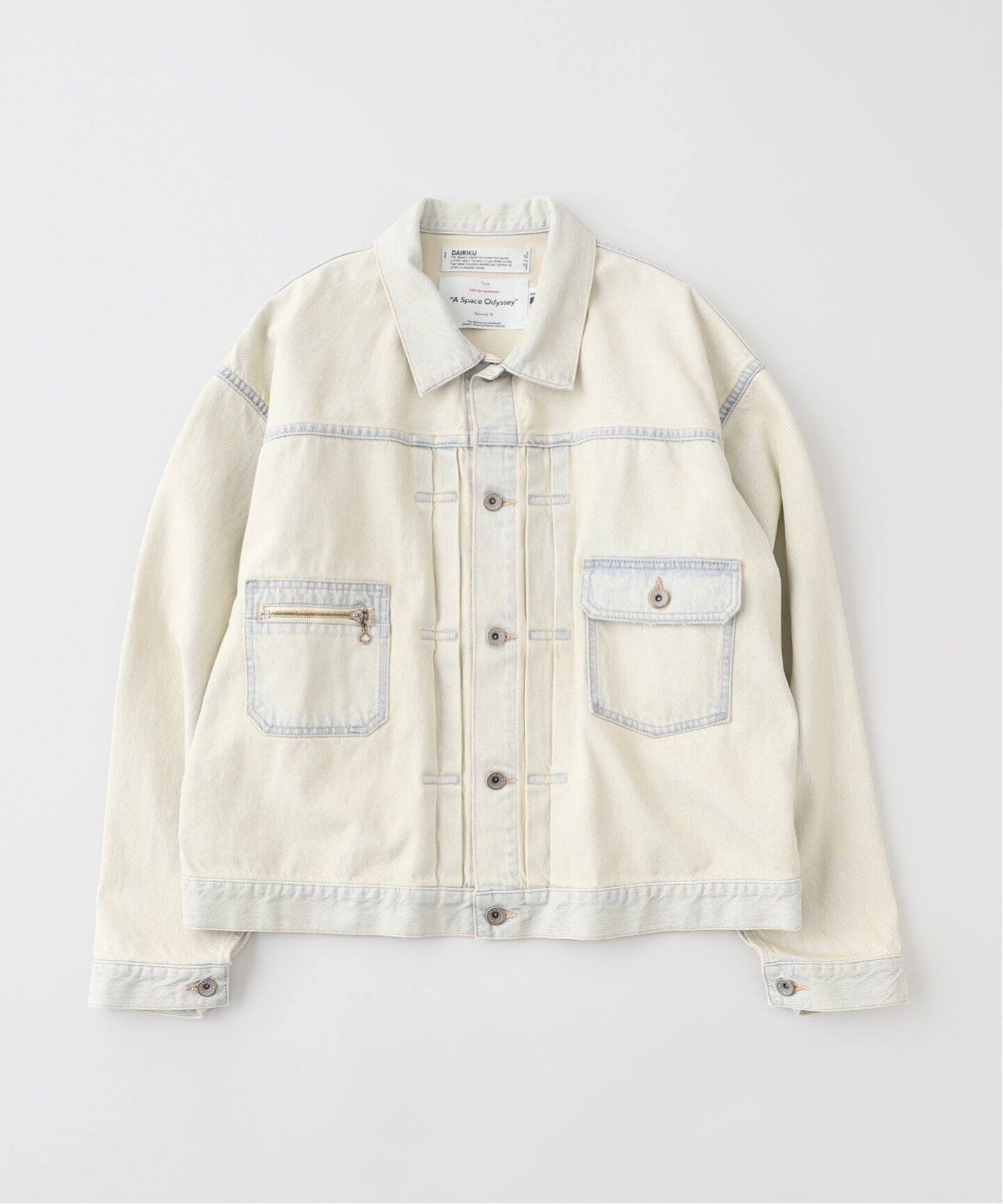 DAIRIKU / ダイリク Ice Wash 2PKT Denim jacket DNM1（デニム