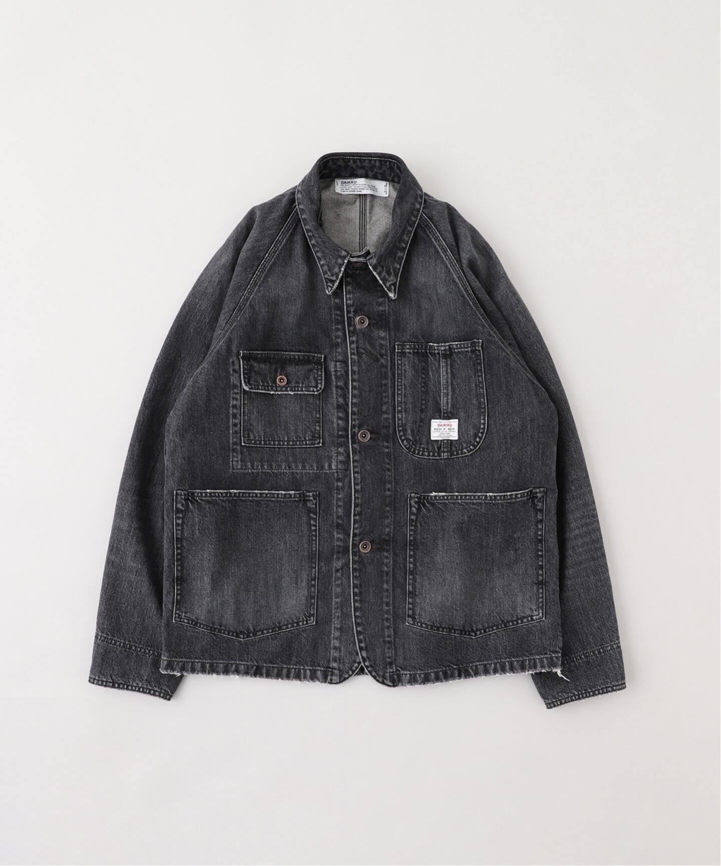 DAIRIKU / ダイリク Vintage Wash D-Sleeve Cover All RG-DNM1  