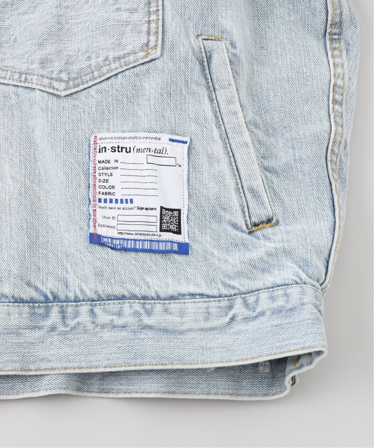 IN STRU(MEN-TAL) / インストルメンタル SELVAGE DENIM JACKET