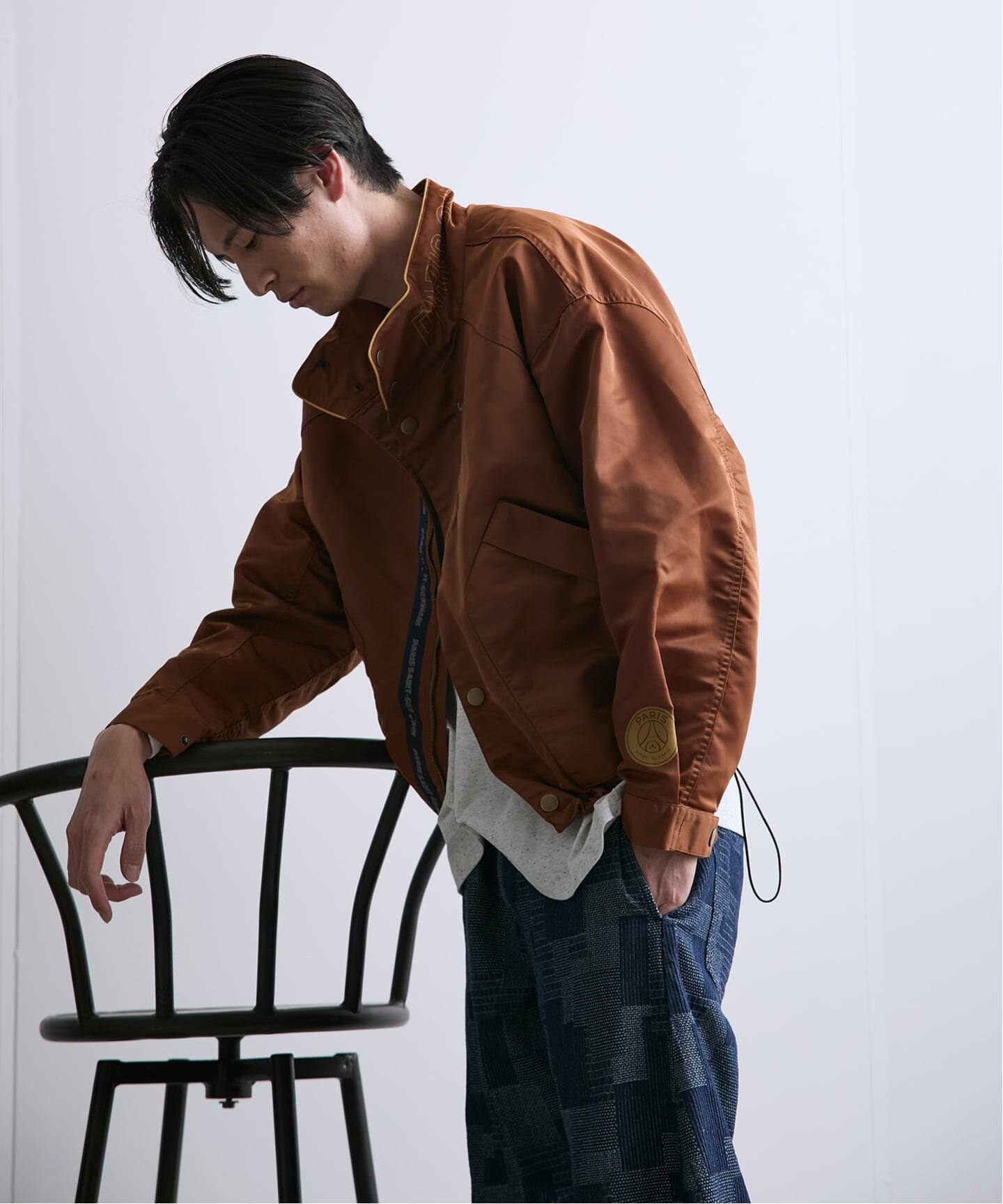 manielle ブルゾン Paris Saint-Germain / パリ・サン＝ジェルマン】 JP Stand Collar