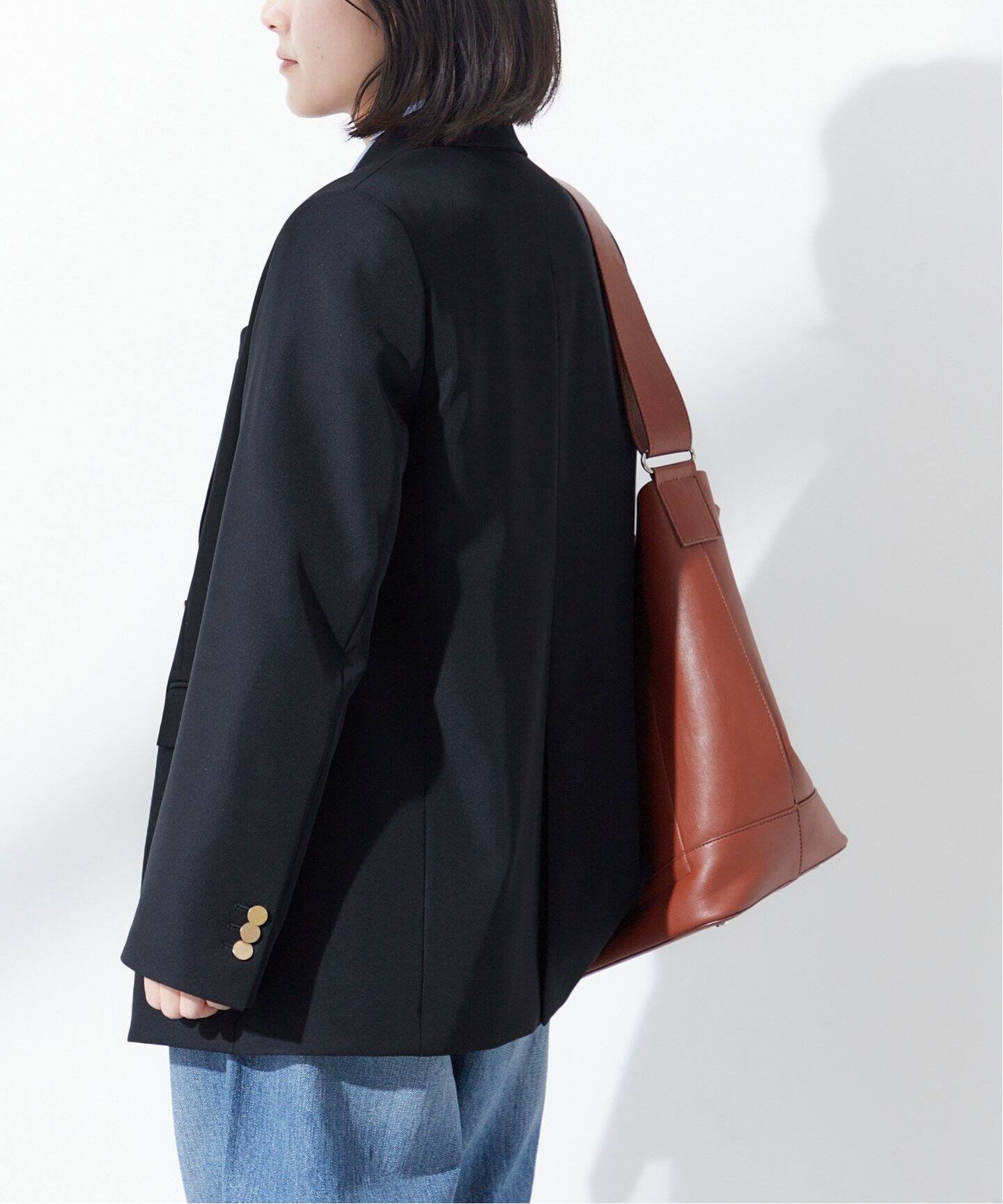 ヴィスポリギャバブレザージャケット（テーラードジャケット  