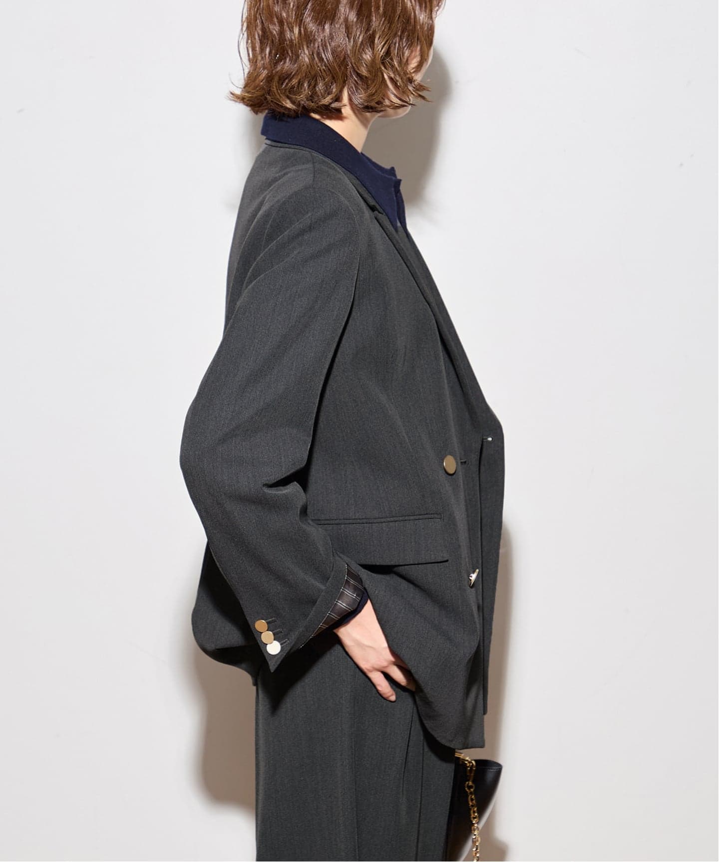 追加5》ヴィスポリギャバブレザージャケット（テーラードジャケット