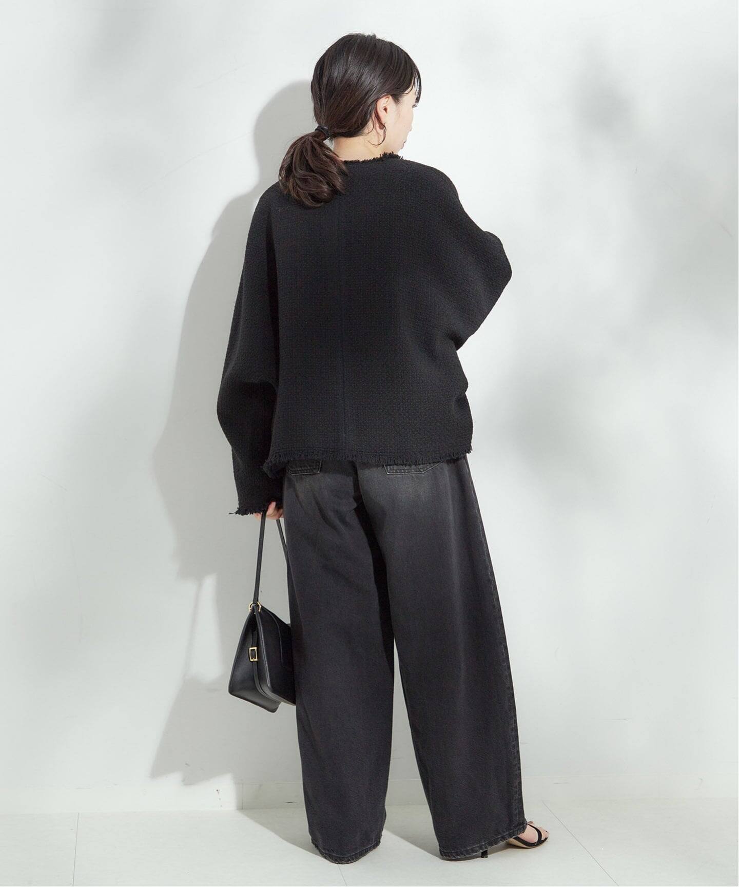 追加》【金子綾さん着用】GIOLICATWEED ドルマンジャケット（ノー