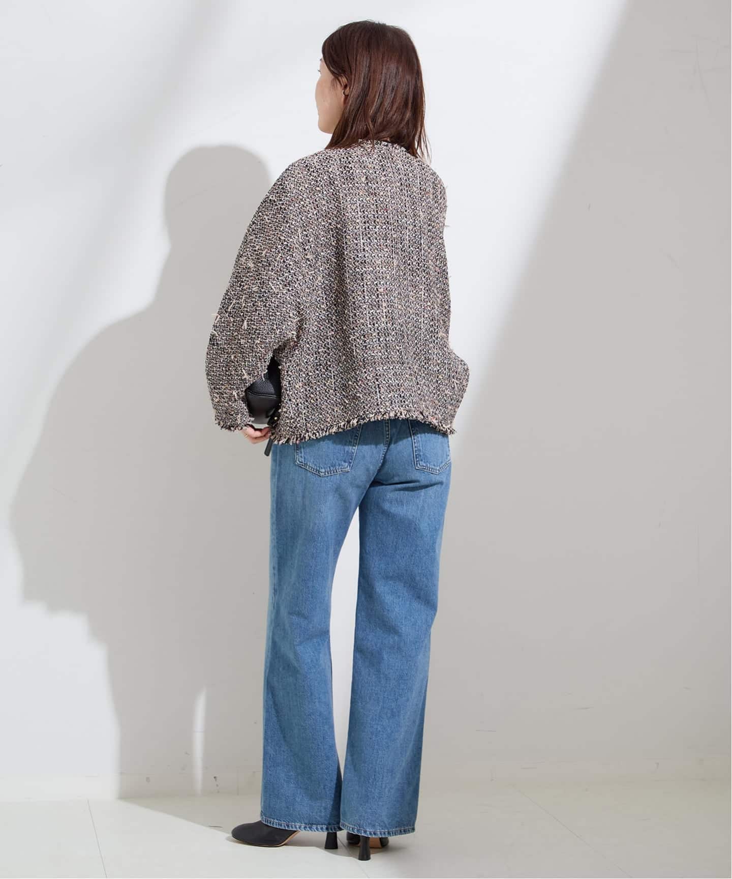 追加3》GIOLICATWEED ドルマンジャケット（ノーカラージャケット