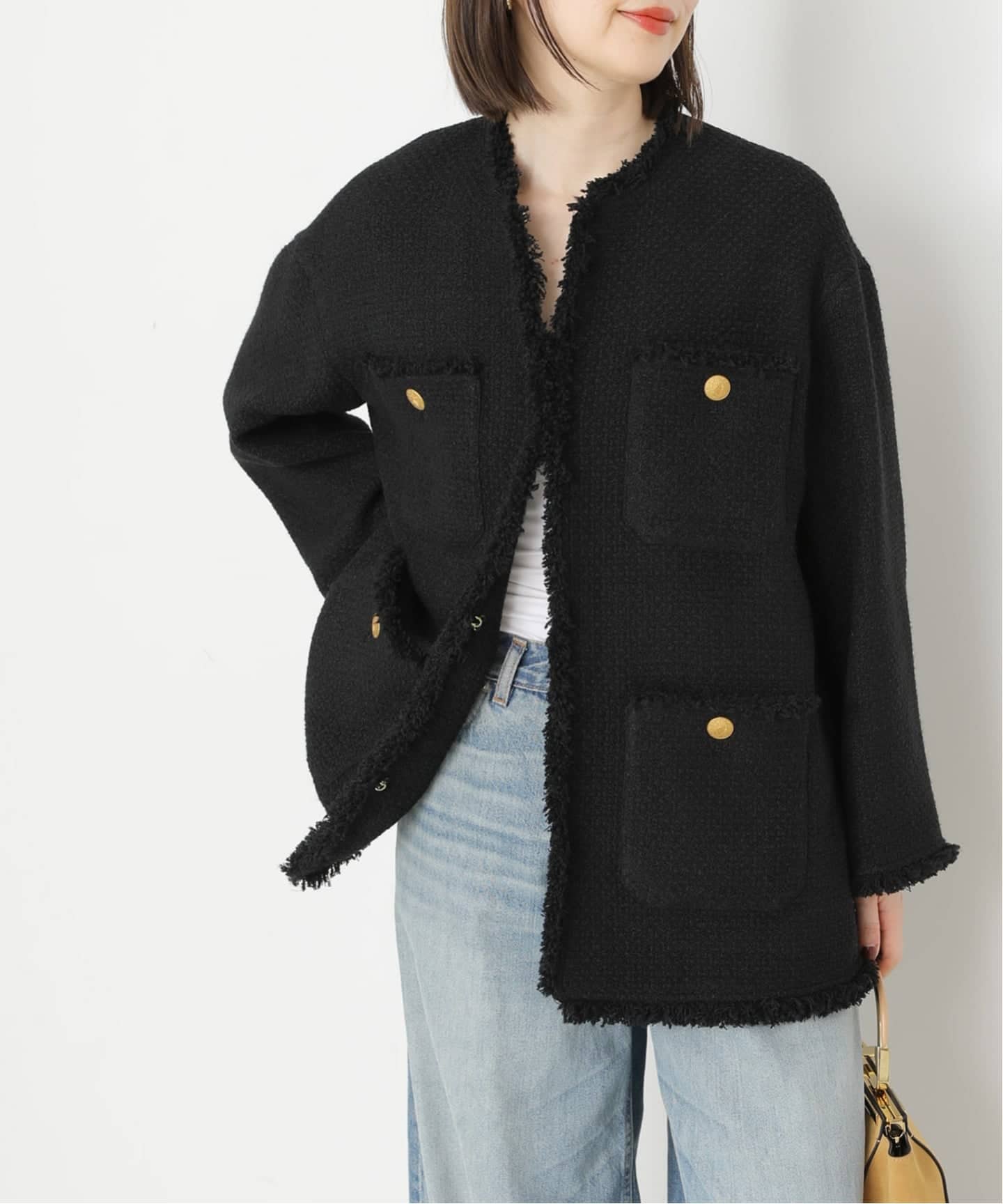 ジャーナルスタンダード レサージュ GIOLICA ツイード BIG　ジャケット GIOLICAツイードBIGジャケット | ジャーナルスタンダード
