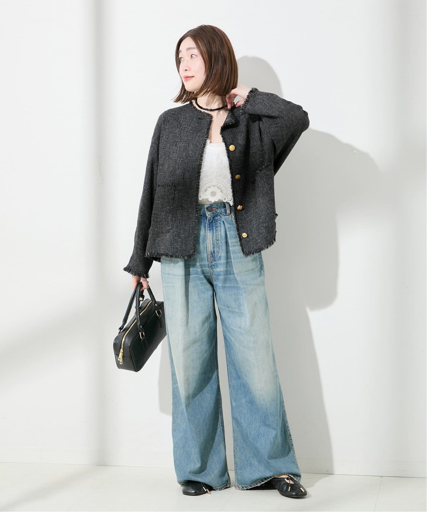 SP》TWEEDドルマンジャケット（ノーカラージャケット）｜JOURNAL
