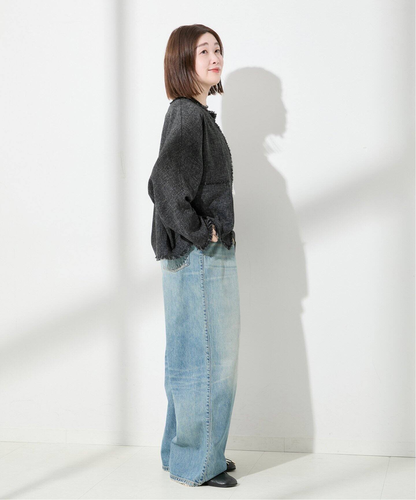 ジャーナルスタンダードレサージュ TWEEDドルマンジャケット