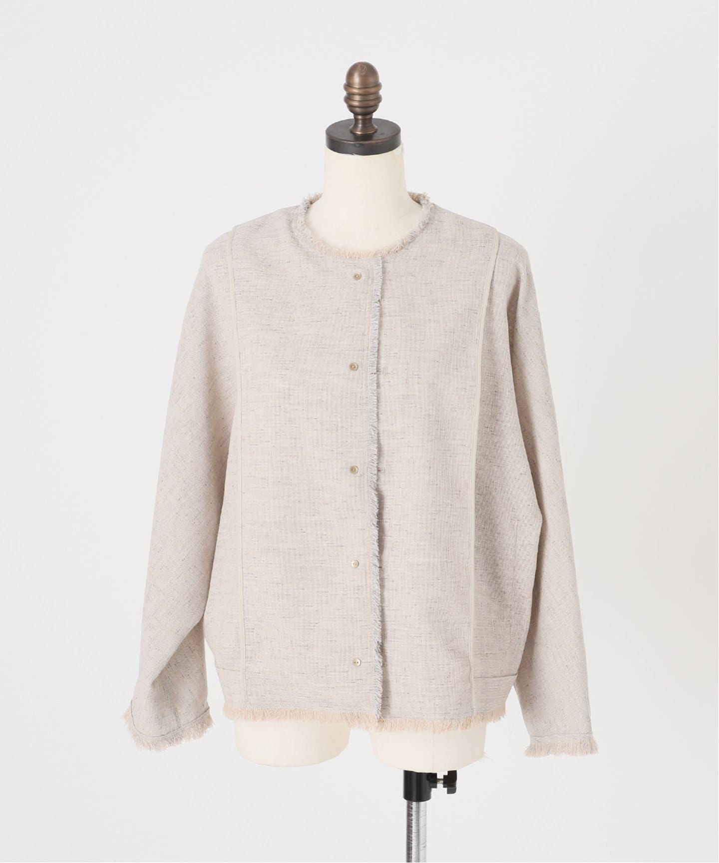 JOURNAL STANDARD TWEEDドルマン　ジャケット SP》TWEEDドルマンジャケット（ノーカラージャケット）｜JOURNAL