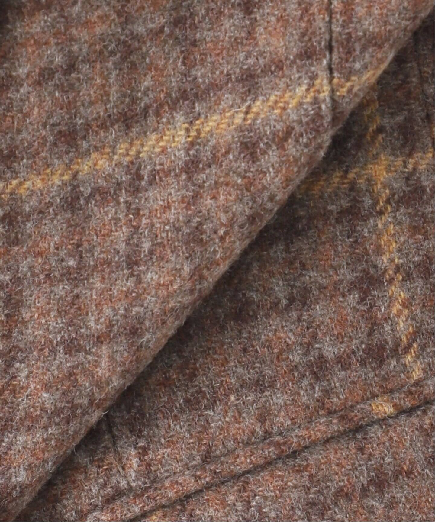 シェットランドウールチェックジャケット（テーラードジャケット