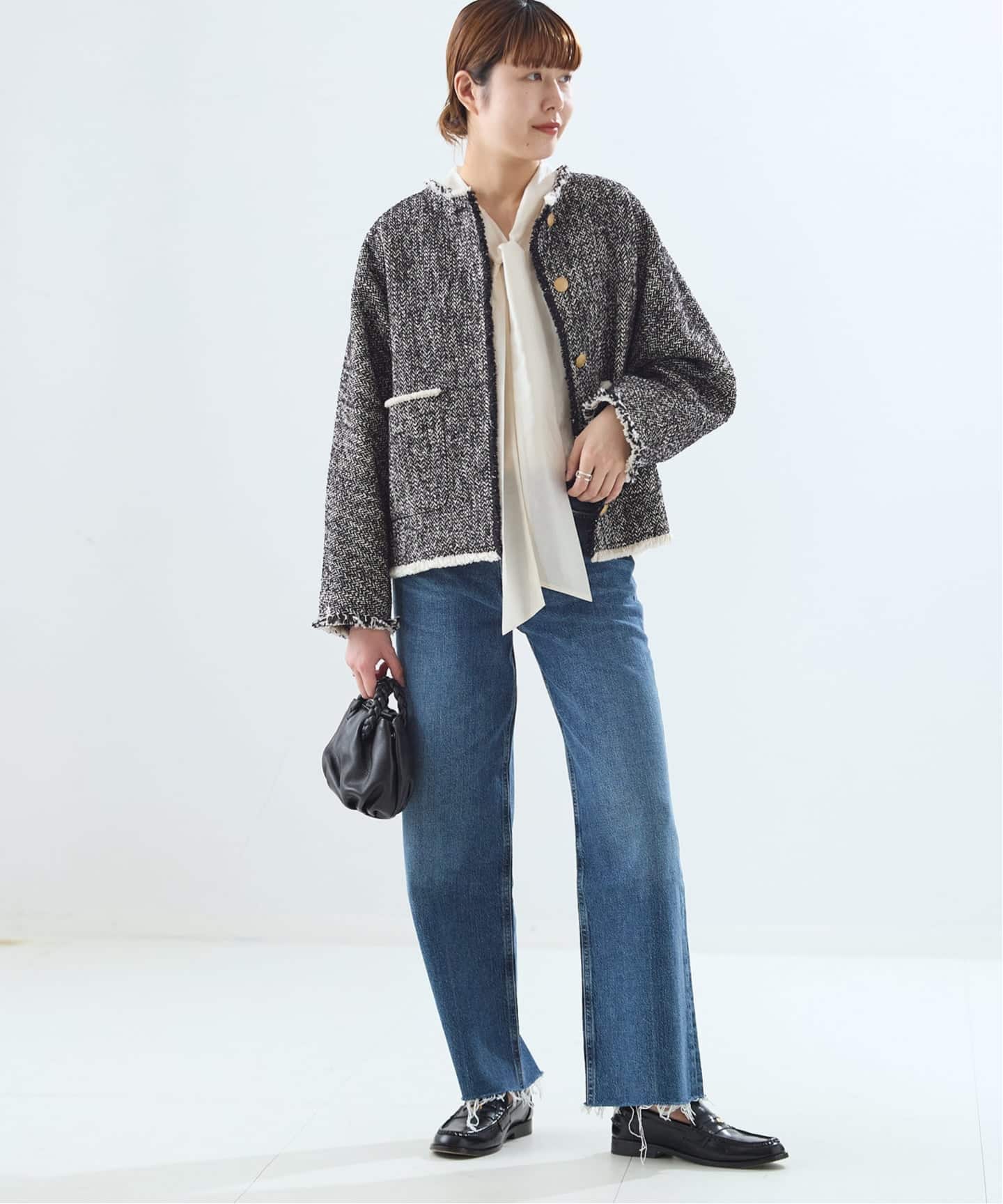 ジャーナルスタンダードレサージュ GIOLICATWEED ドルマンジャケット ジャーナルスタンダード レサージュ JOURNAL STANDARD L'ESSAGE 《予約