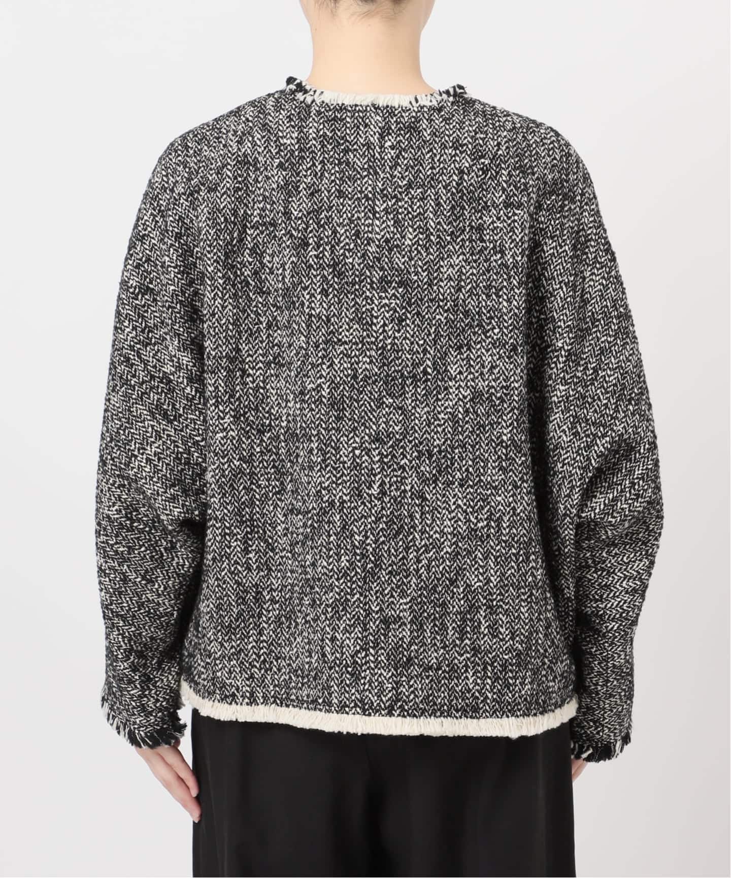 追加4》【SP】GIOLICATWEED ドルマンジャケット（ノーカラージャケット