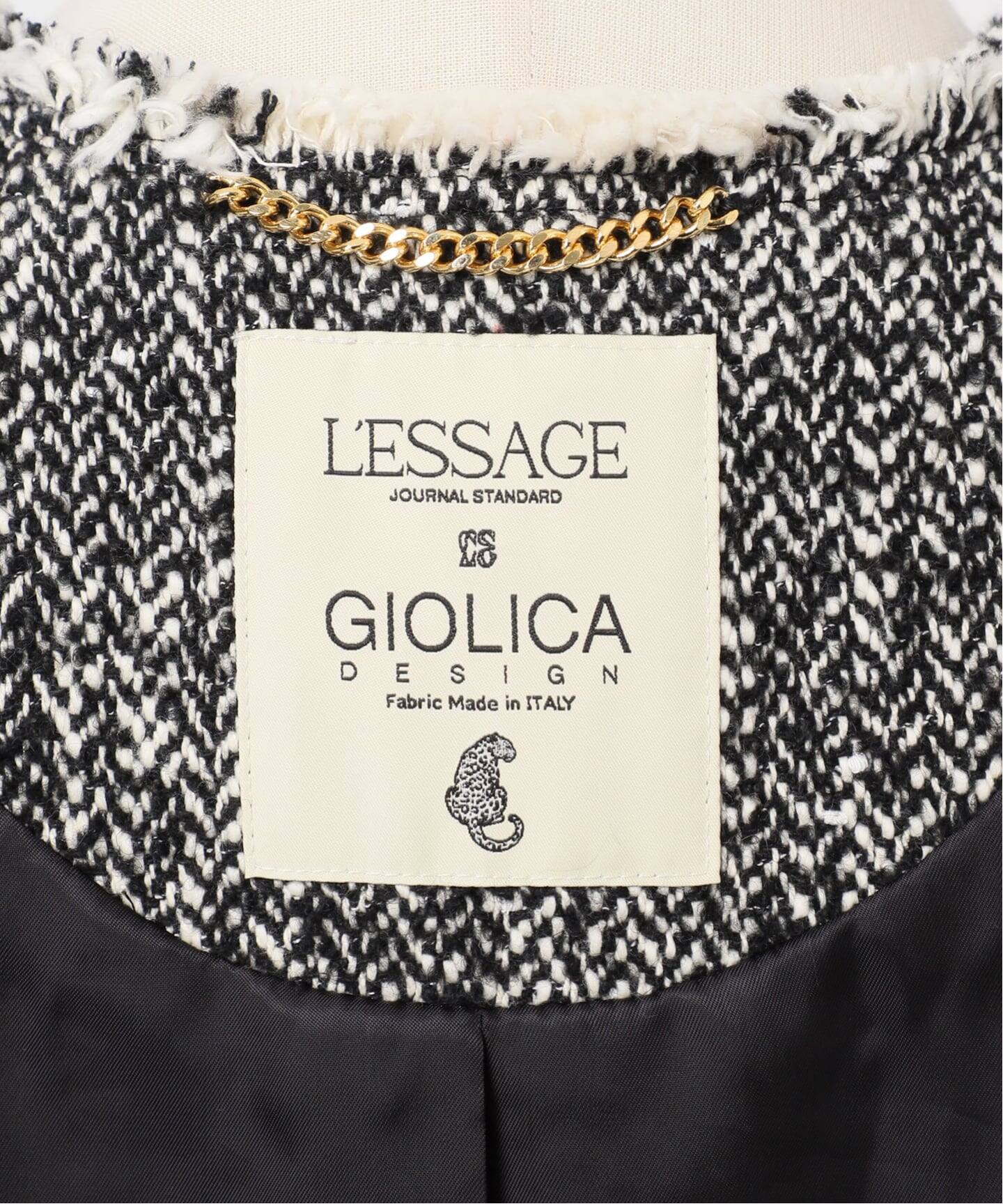 JOURNALSTANDARD L'ESSAGEドルマンツイードジャケ ット journal standard L'essage（ジャーナルスタンダード レサージュ