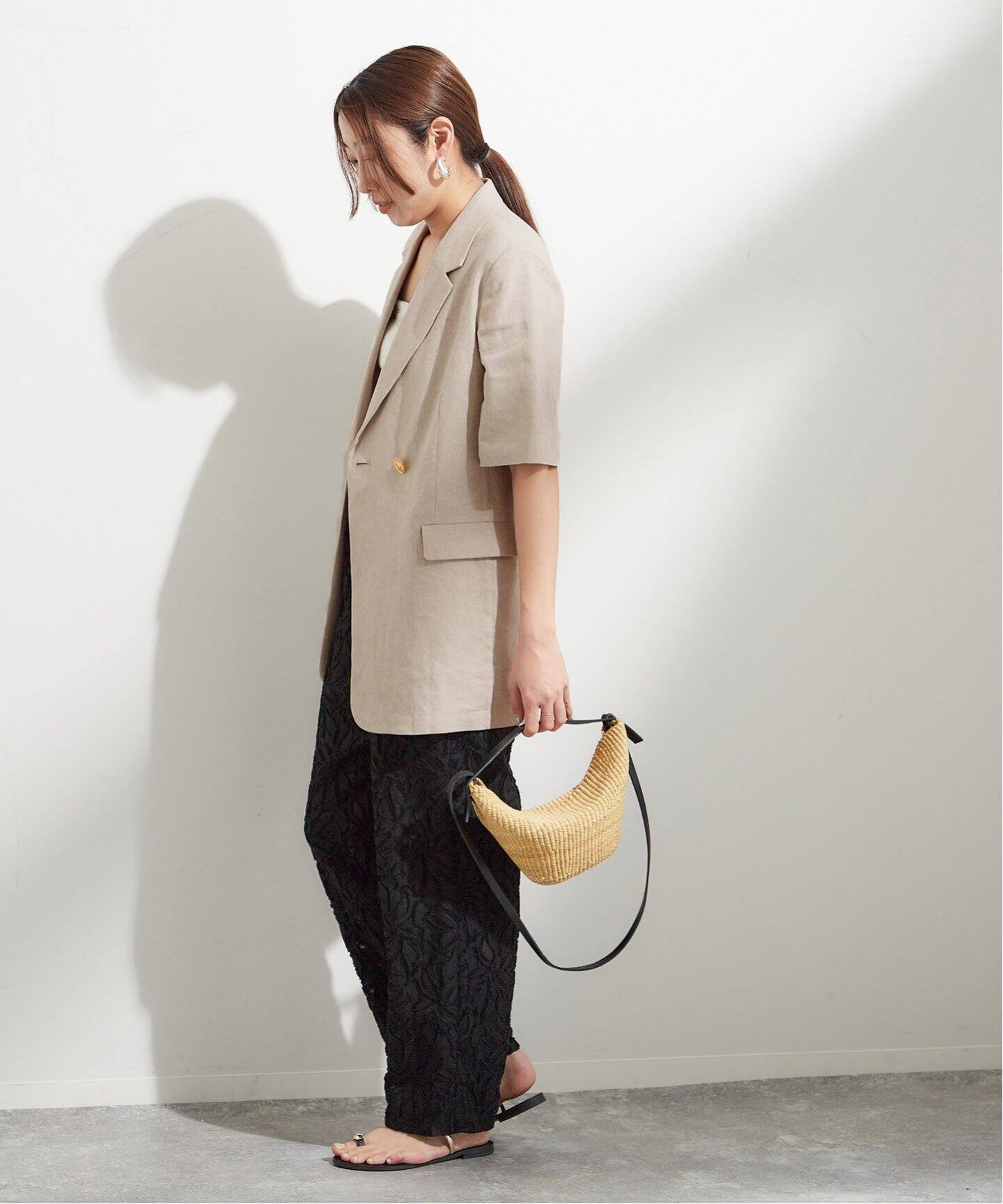 JOURNAL STANDARD L'ESSAGEテーラードジャケット　リネン 予約》WOOL ツイルジャケット（テーラードジャケット）｜JOURNAL