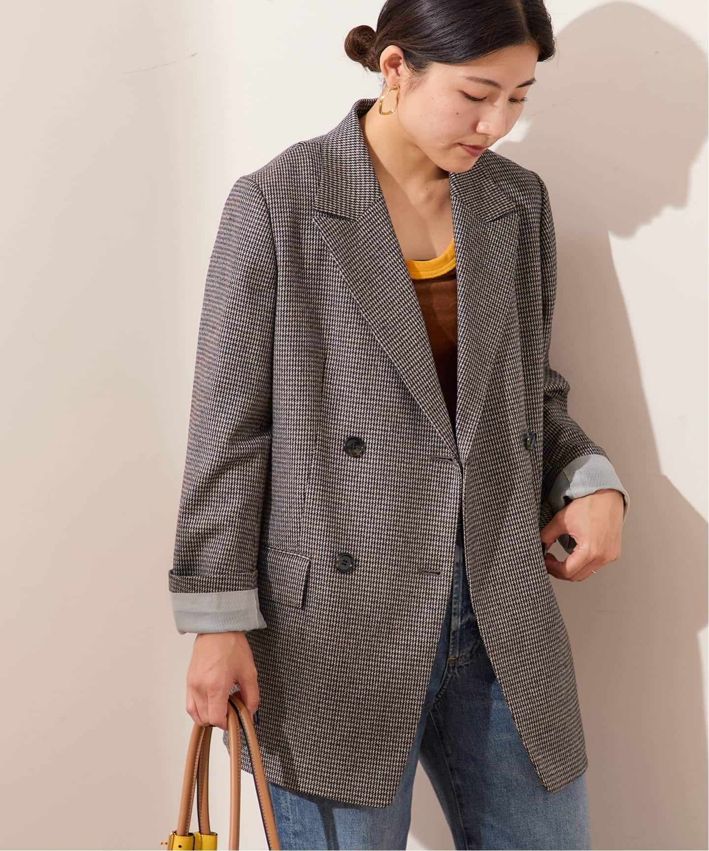 新品未使用　五大陸　イタリア製生地　テーラードジャケット　ガンクラブチェック ガンクラブチェックジャケット（テーラードジャケット）｜JOURNAL