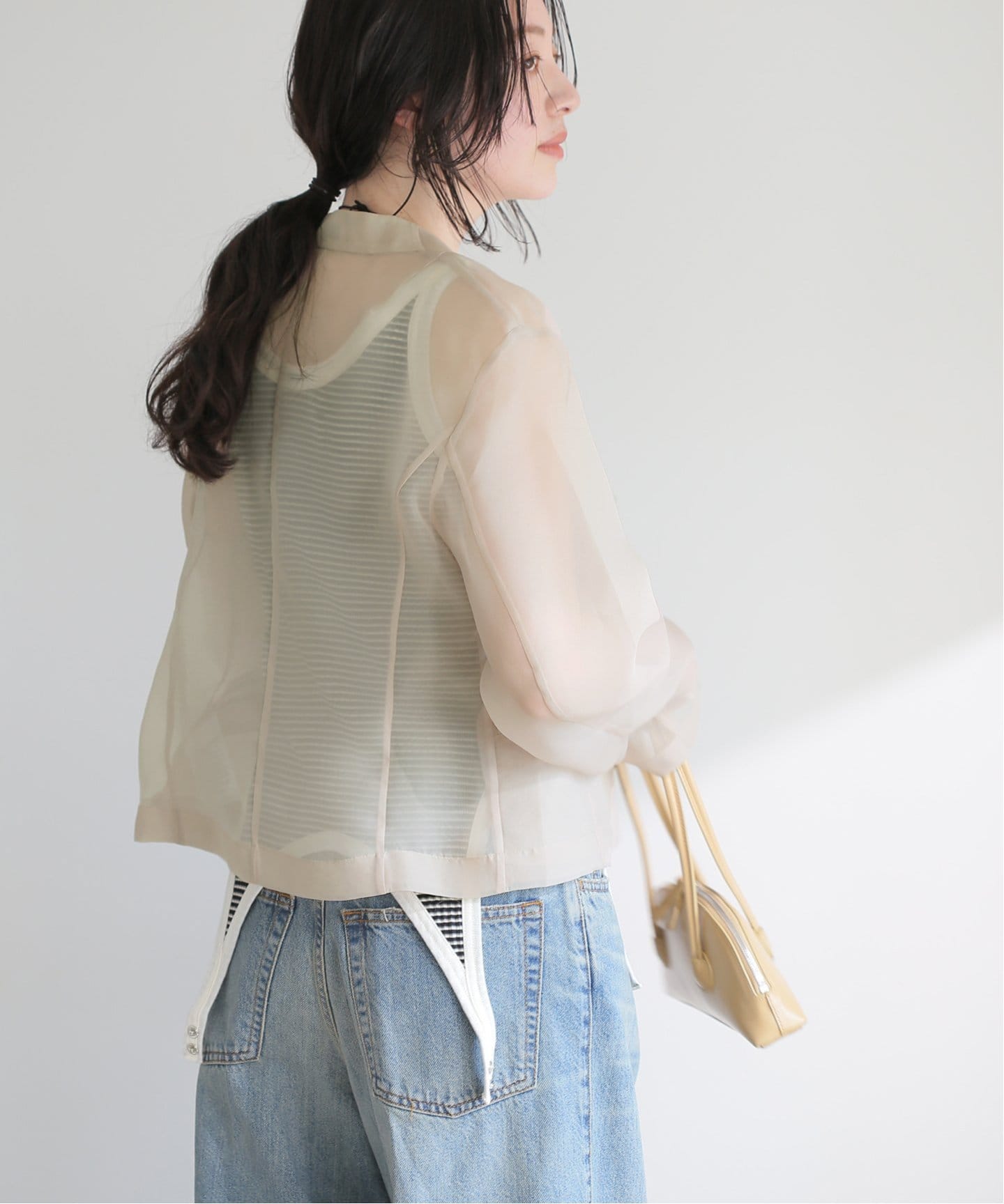 JOURNAL STANDARD L'ESSAGE レサージュ　シアージャケット シアーテーラードジャケット（テーラードジャケット）｜JOURNAL